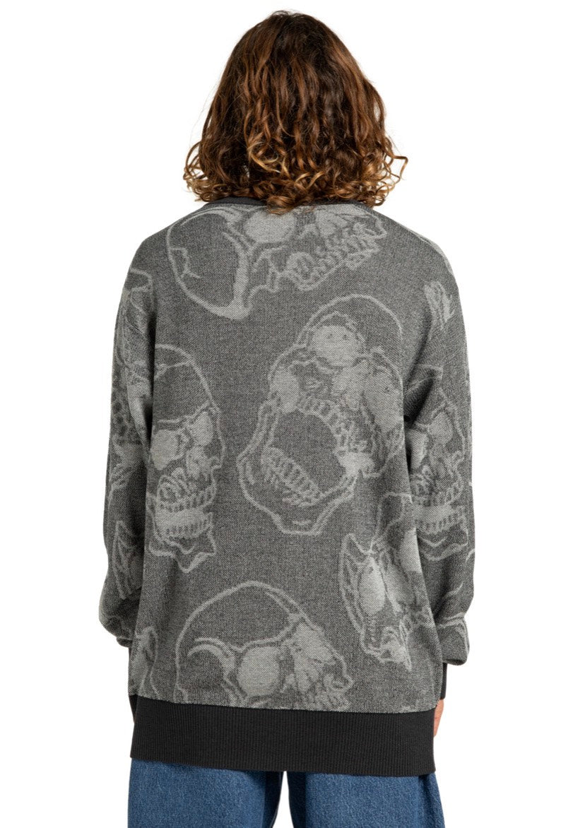 Fracture Heather Skully Print - Sweater - Image 3