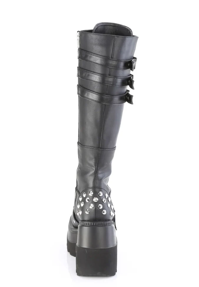 Shaker 225 Black Vegan Leather - Girl Shoes - Image 7