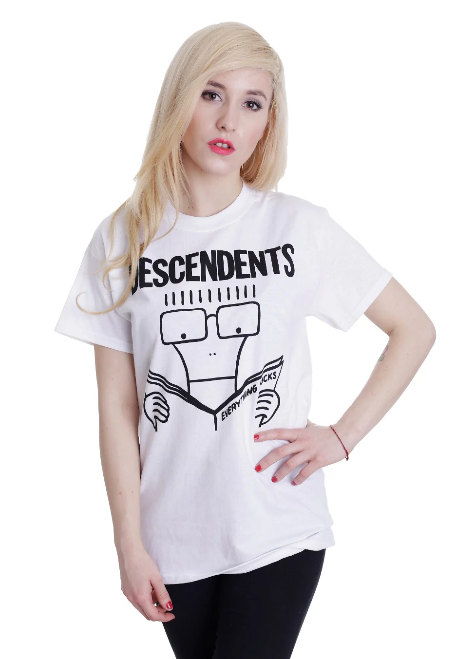 Everything Sucks White - T-Shirt - Image 7