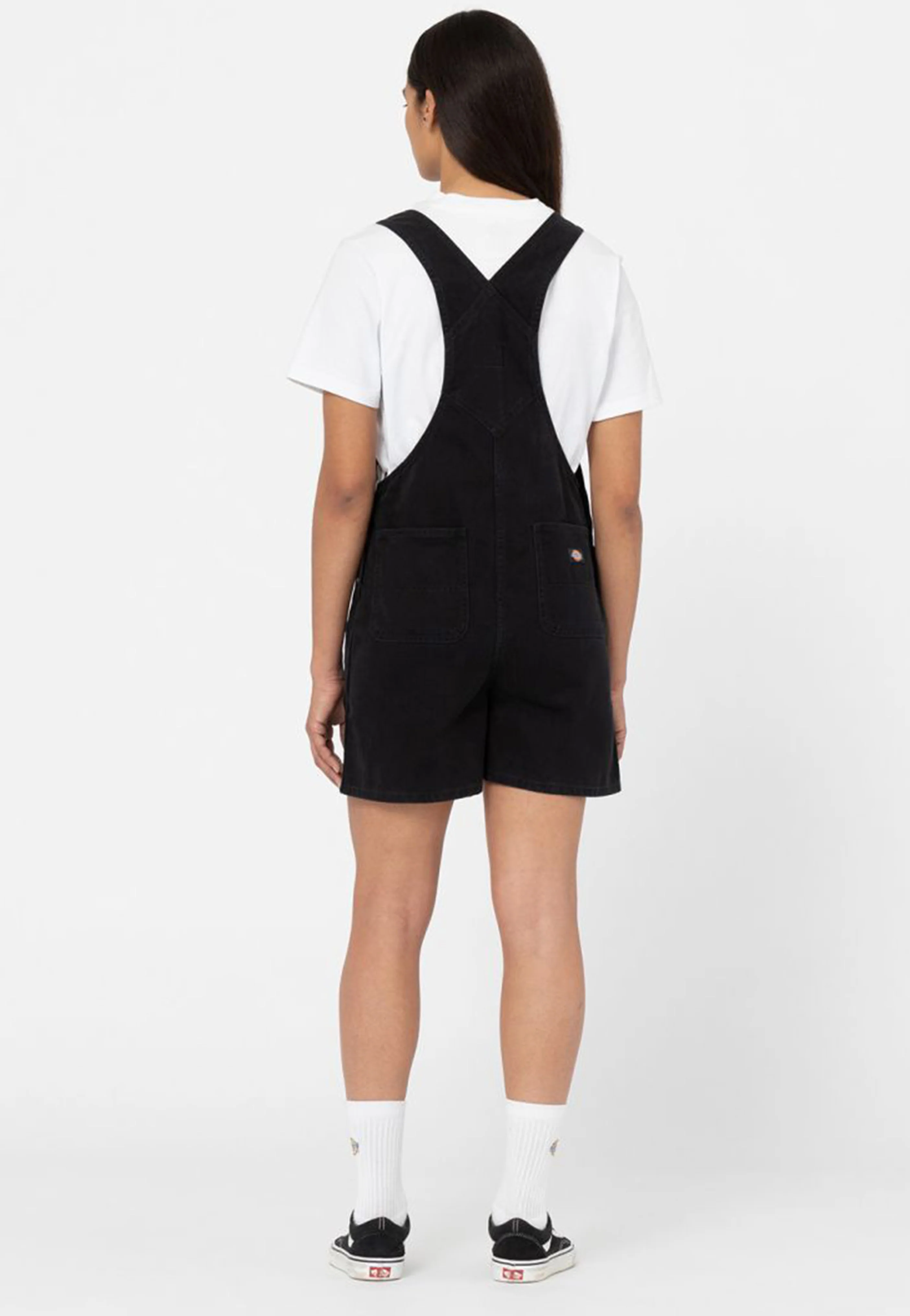 Duck Canvas Bib W Black - Dungarees - Image 4