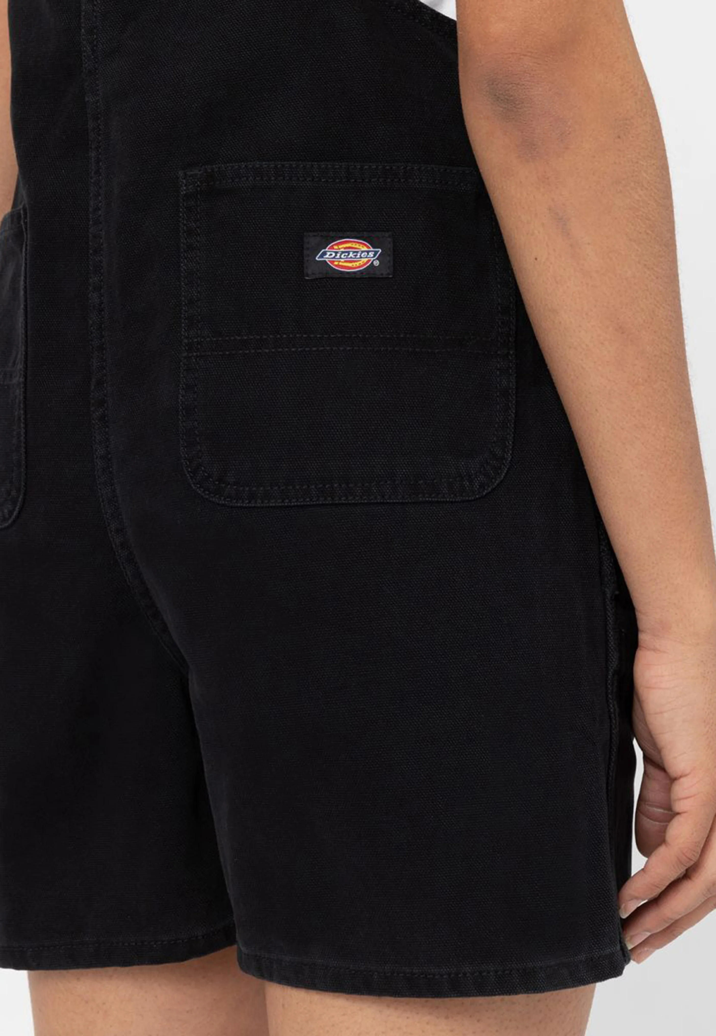 Duck Canvas Bib W Black - Dungarees - Image 5