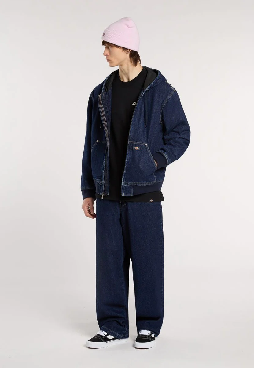 Hilham Hooded Dark Indigo - Jeans Jacket - Image 3