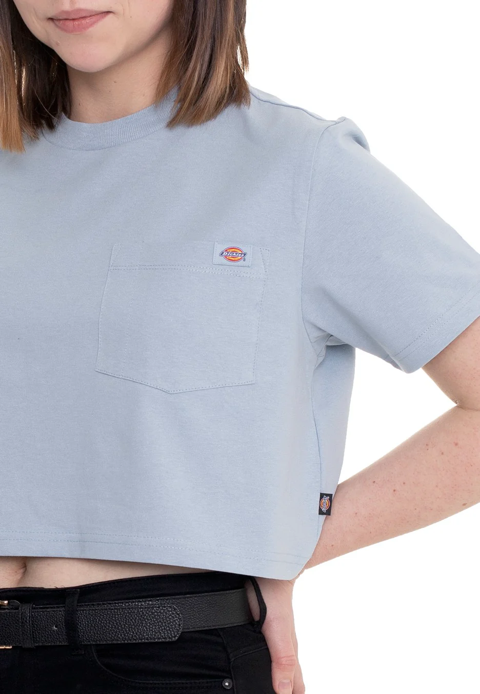 Porterdale Crop Fog Blue - T-Shirt - Image 2
