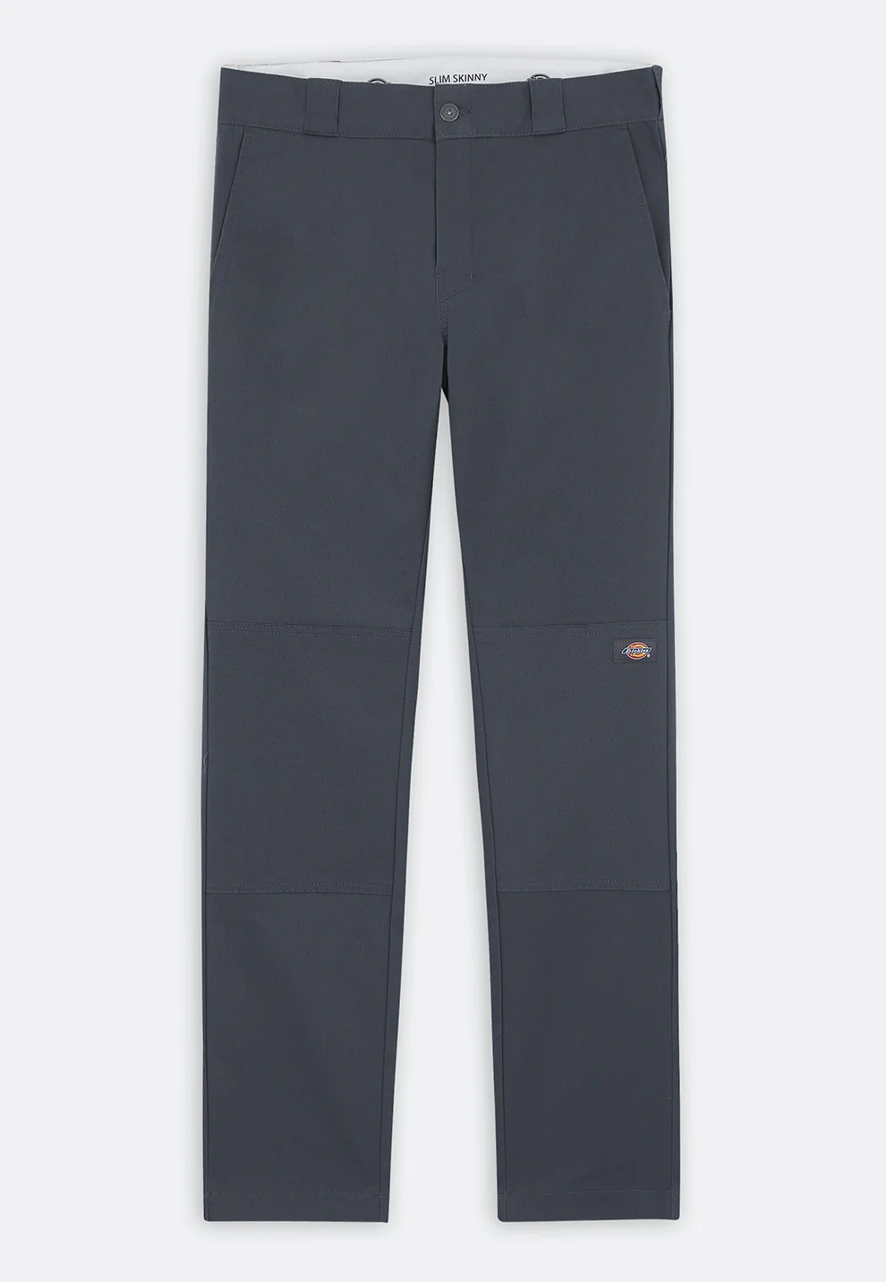 Slim Skinny Double Knee Charcoal Grey - Pants - Image 8