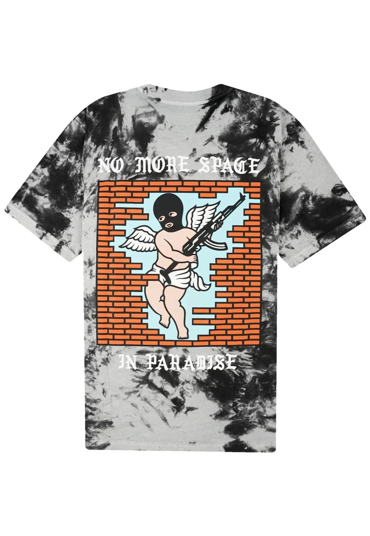 No More Space Tie Dye Black Grey - T-Shirt - Image 5