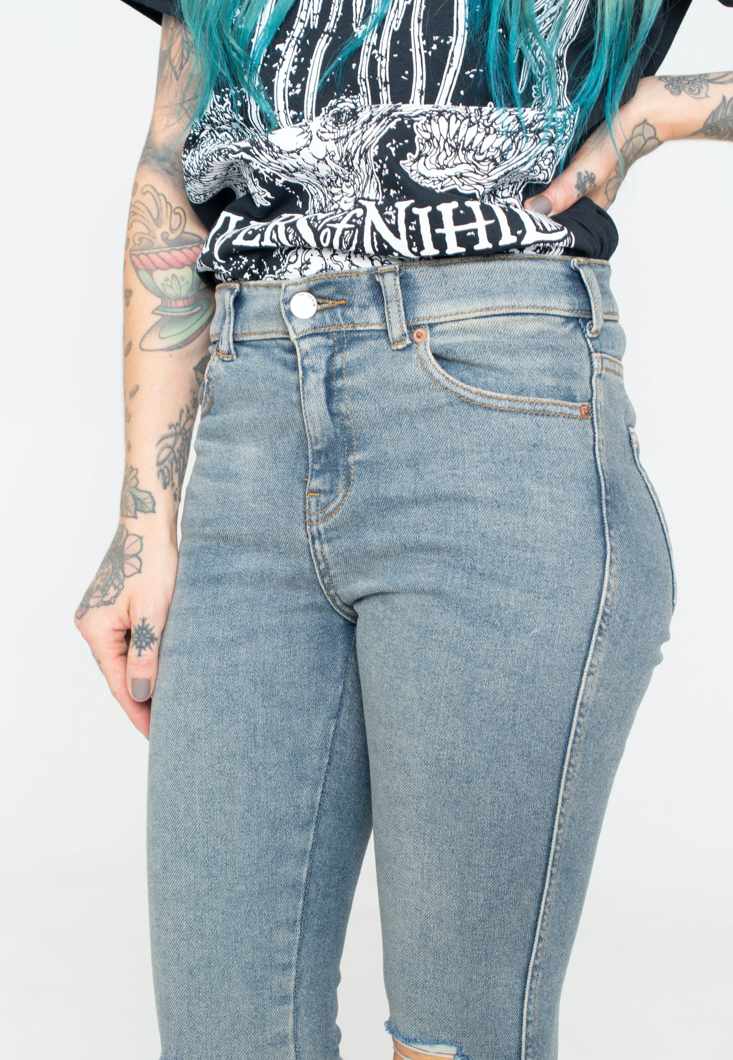 Lexy Cape Mid Dirt Ripped - Jeans - Image 5