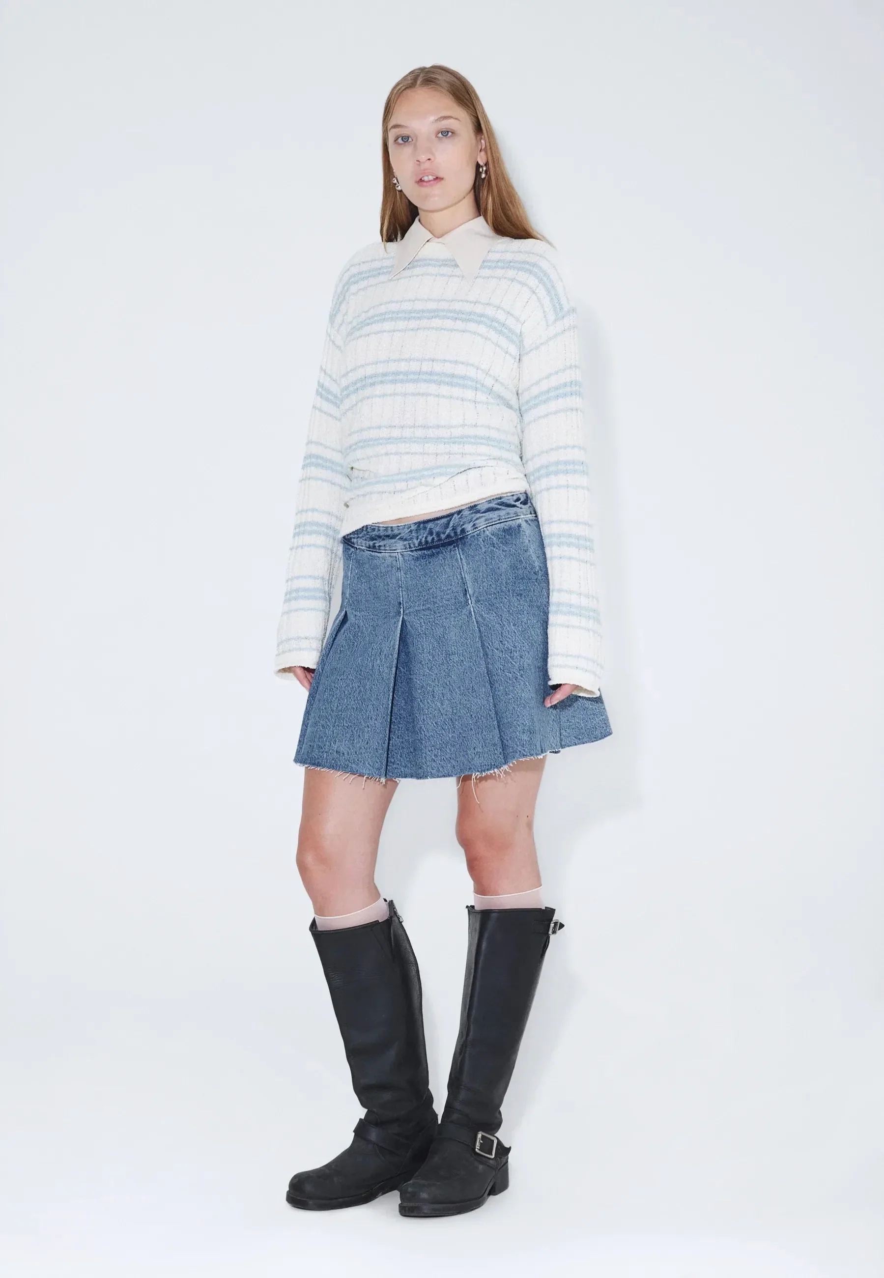 Tone Drift Sky Retro - Skirt - Image 3