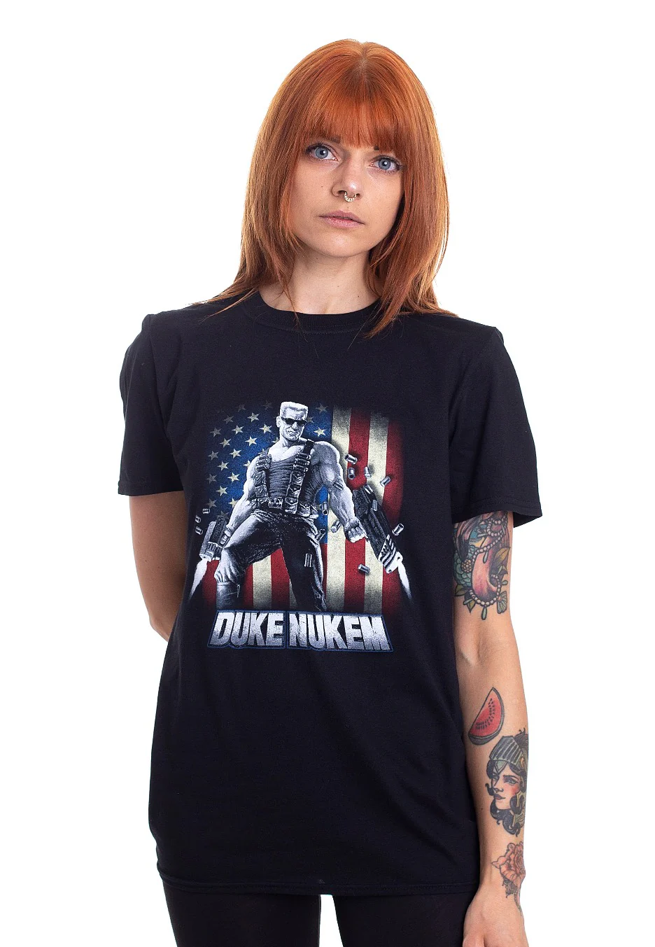 Flag & Logo - T-Shirt