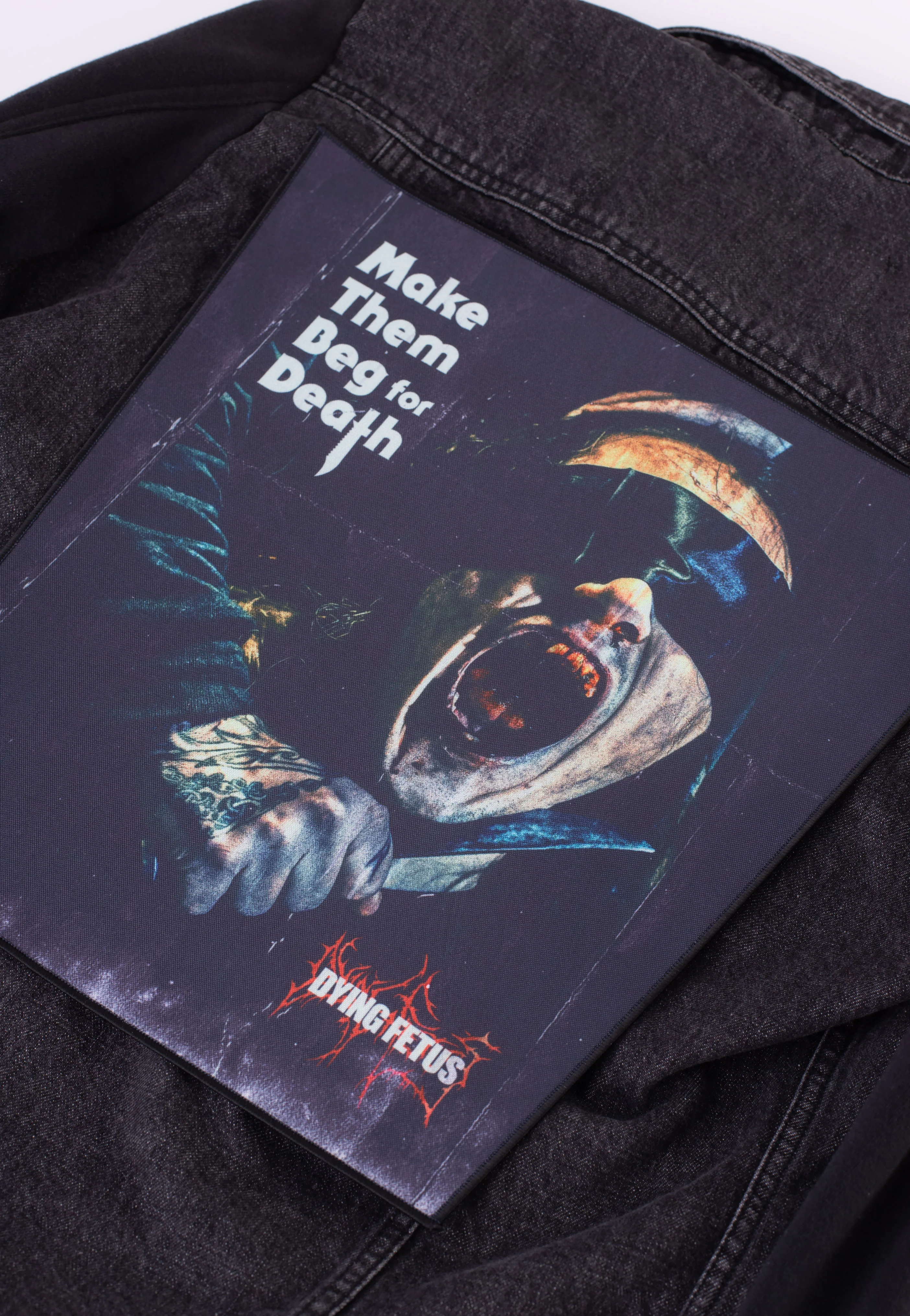 Beg For Death Album - Backpatch - Image 2
