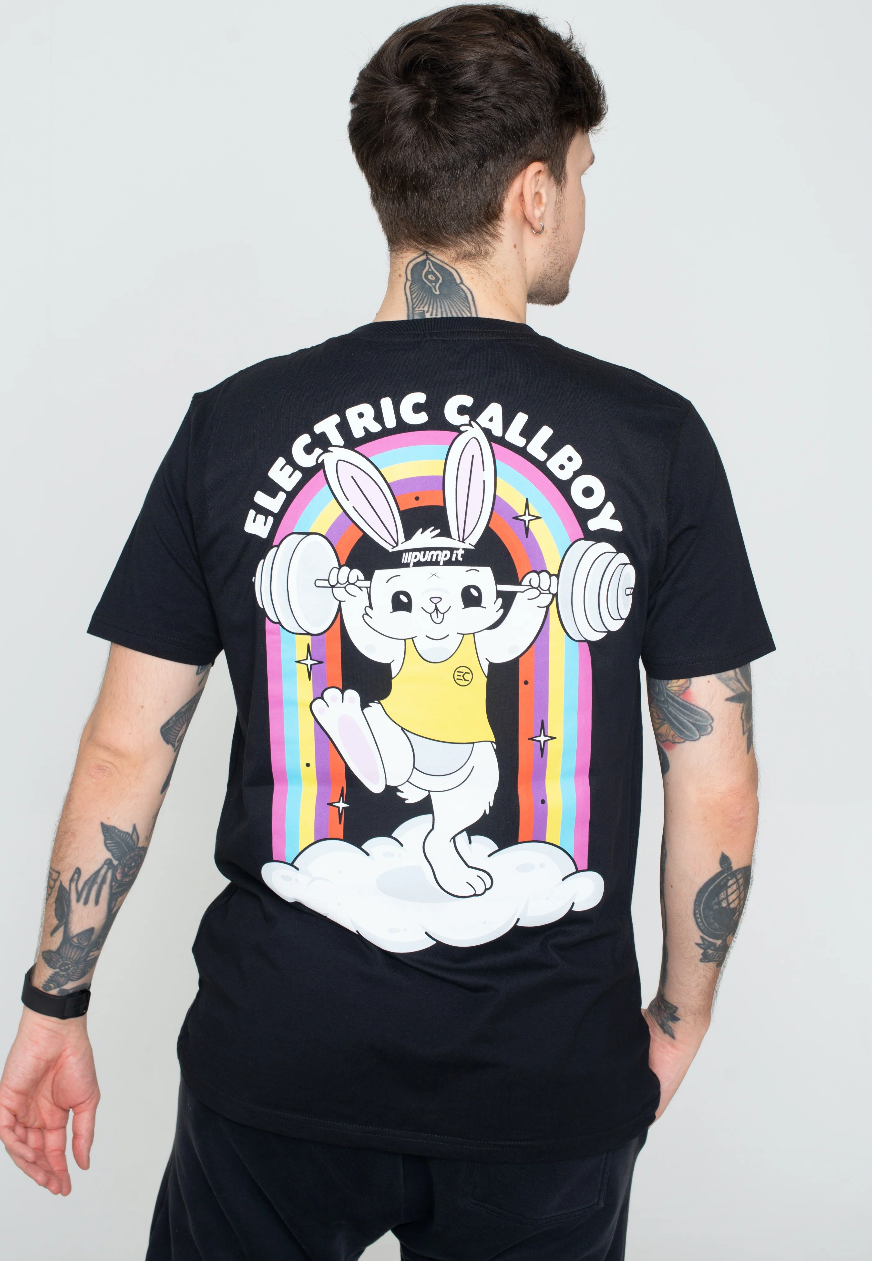 Pump It Bunny - T-Shirt - Image 4