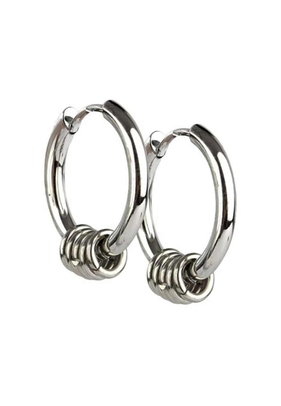 Rings Hoop Silver - Earrings - Image 6