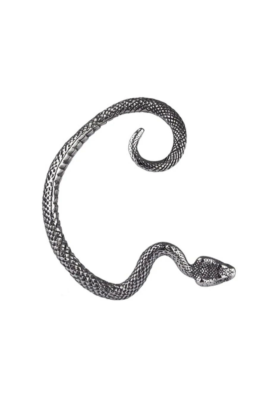 Schlange II Rechts Silver - Earring - Image 7