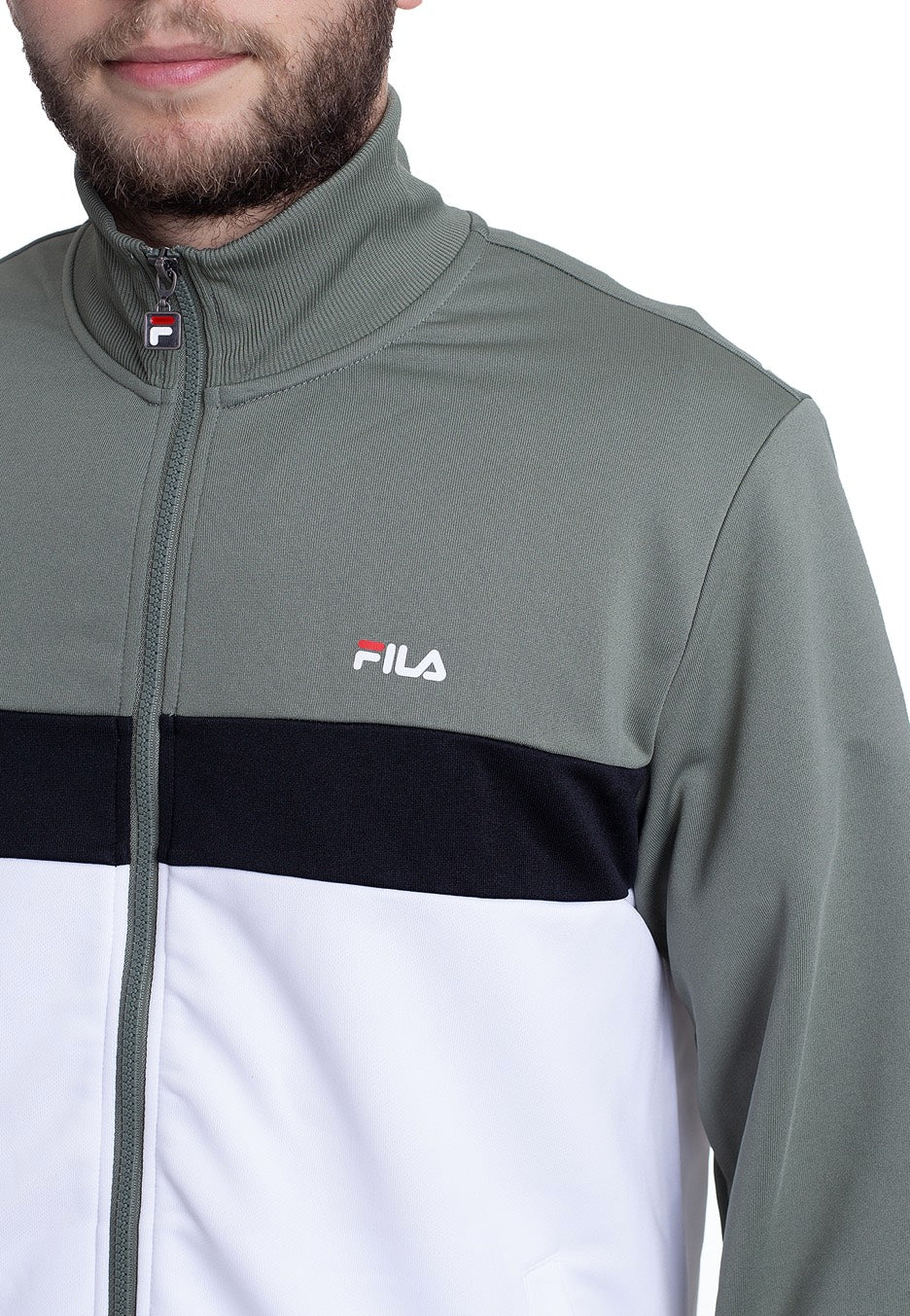 Sanga Sea Spray/Bright White/Black - Track Jacket - Image 2