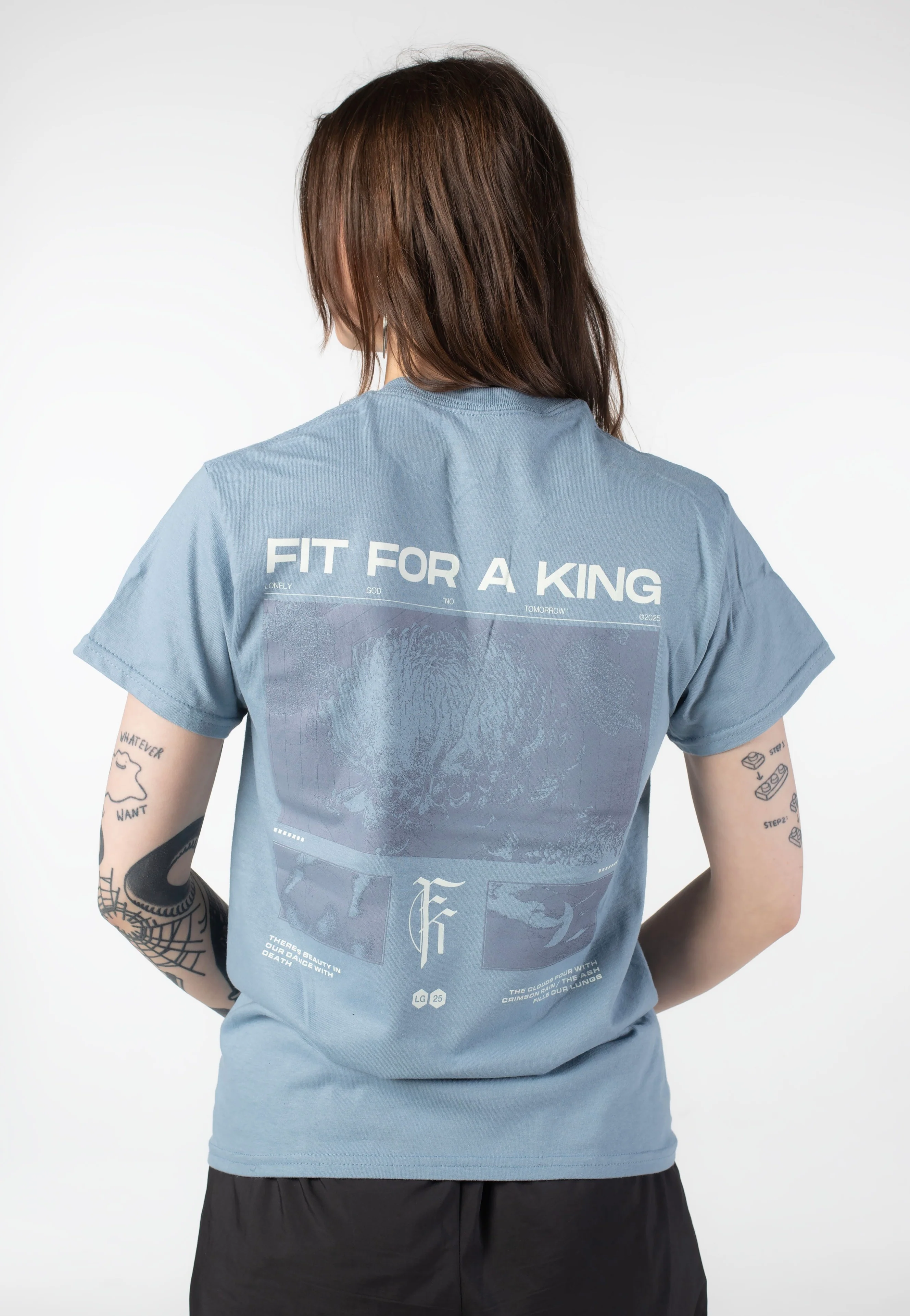 No Tomorrow Stone Blue - T-Shirt - Image 7