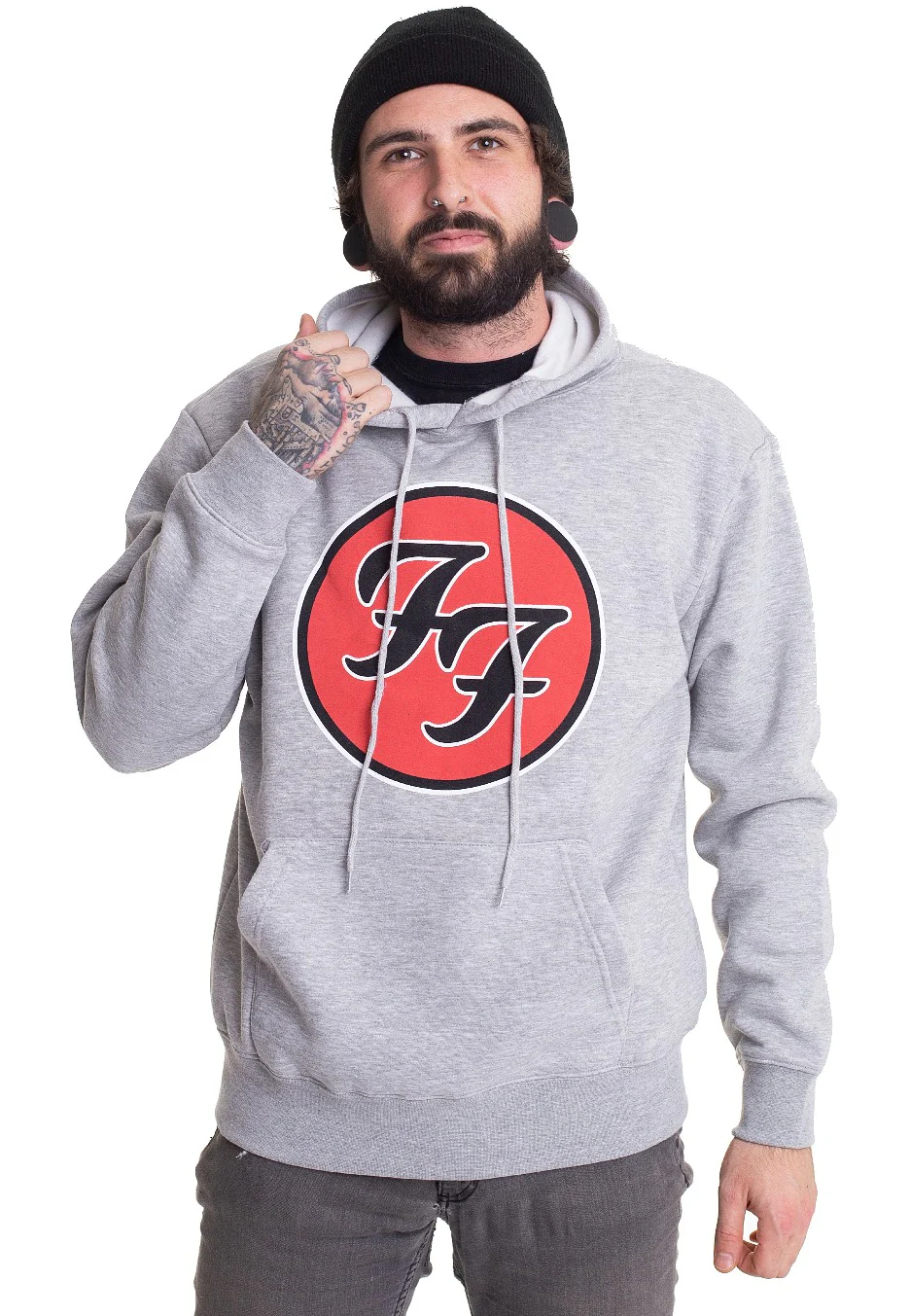 FF Logo Grey - Hoodie