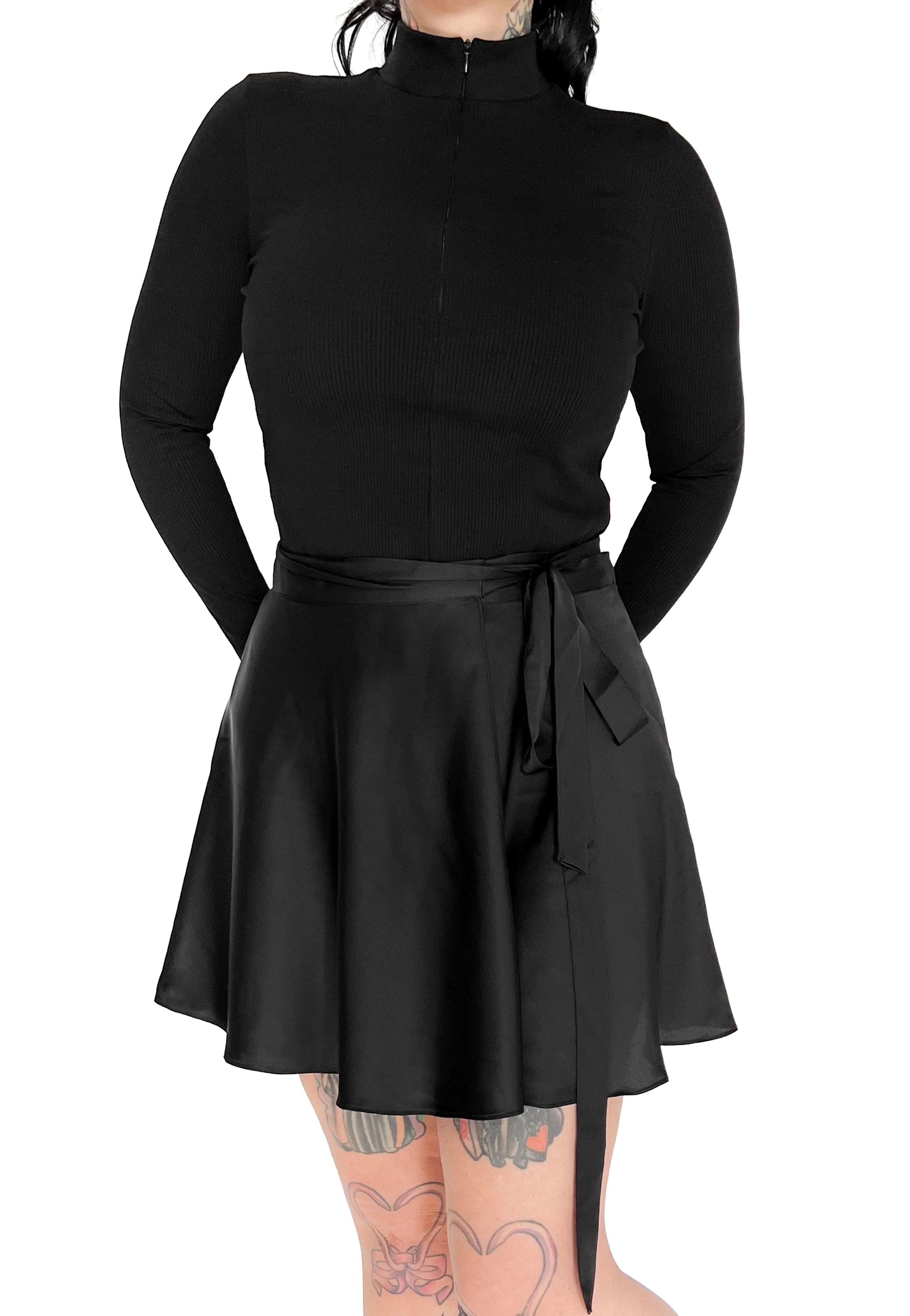 Ballet Wrap Black - Skirt - Image 2