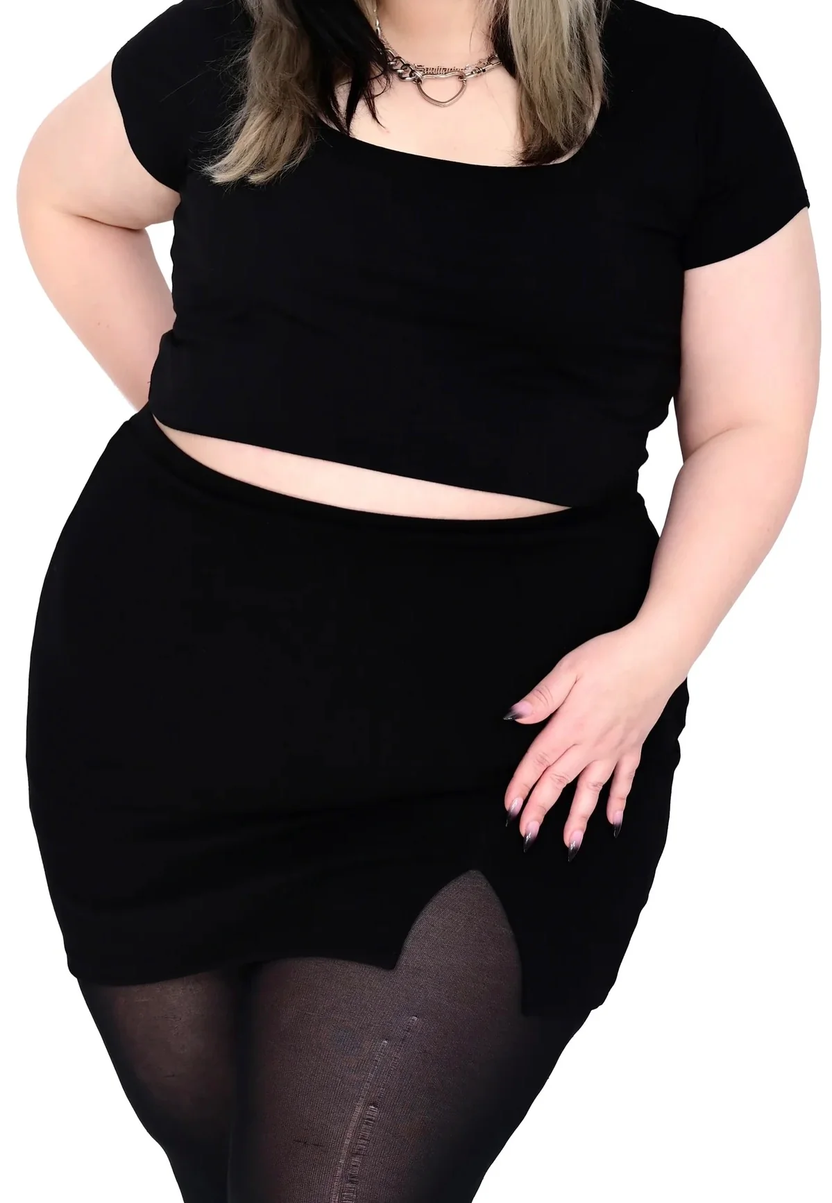 Bridget Mini With Built In Shorts Black - Skirt - Image 4