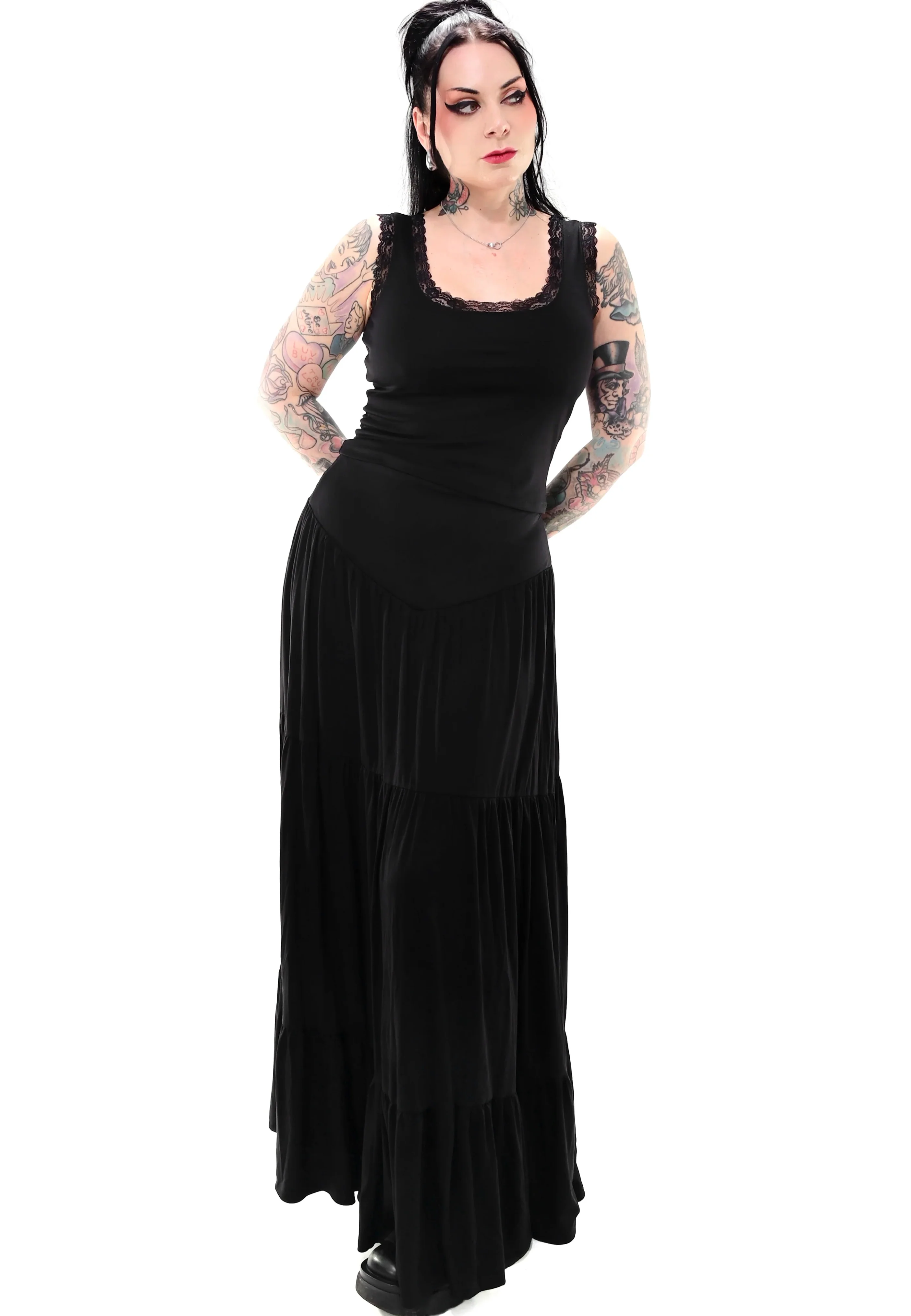 Savannah Maxi Black - Skirt - Image 2