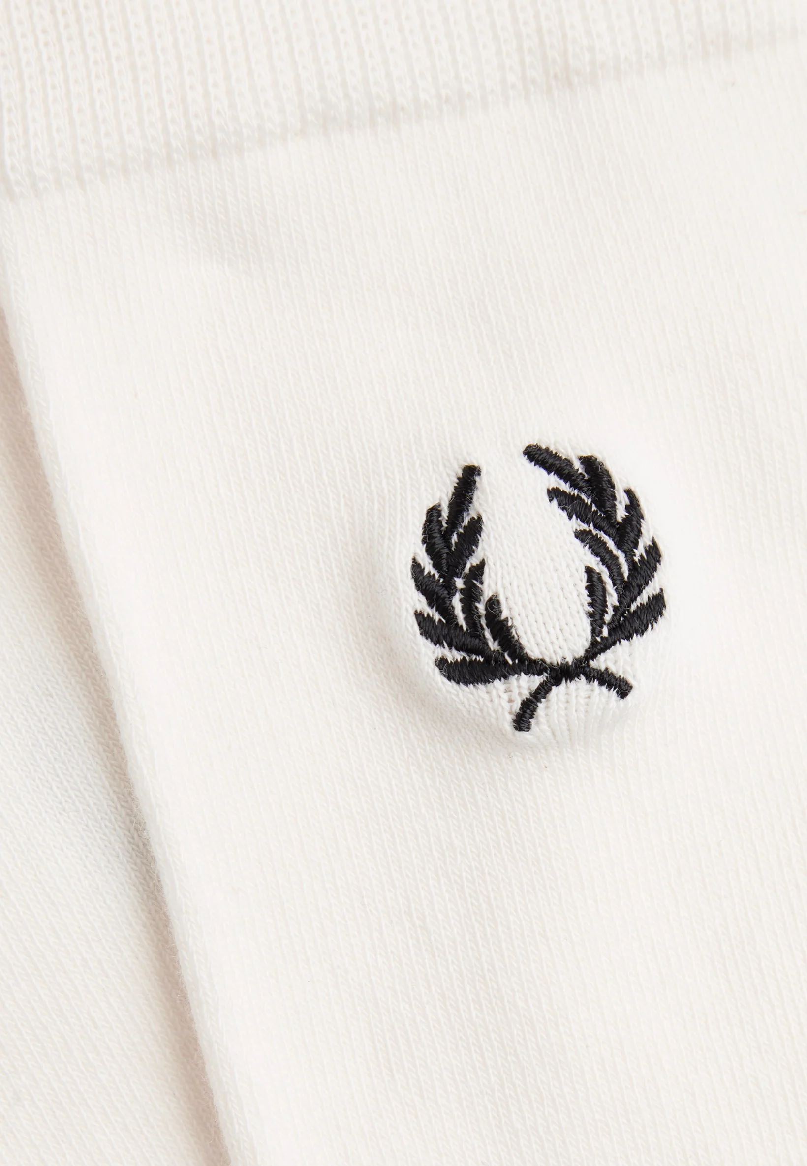 Classic Laurel Wreath Snowwhite/Black - Socks - Image 2