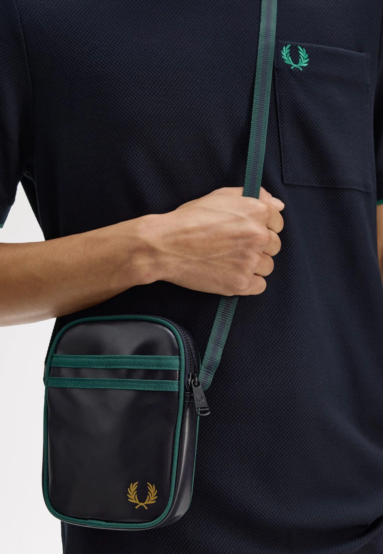 Classic Small Side Navy/Grassroots - Crossbody Bag - Image 7