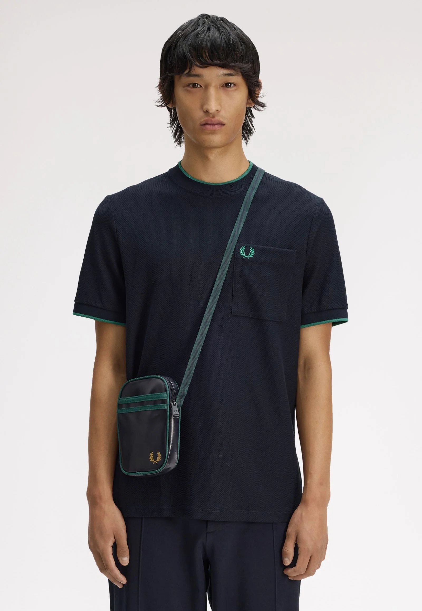 Classic Small Side Navy/Grassroots - Crossbody Bag - Image 8