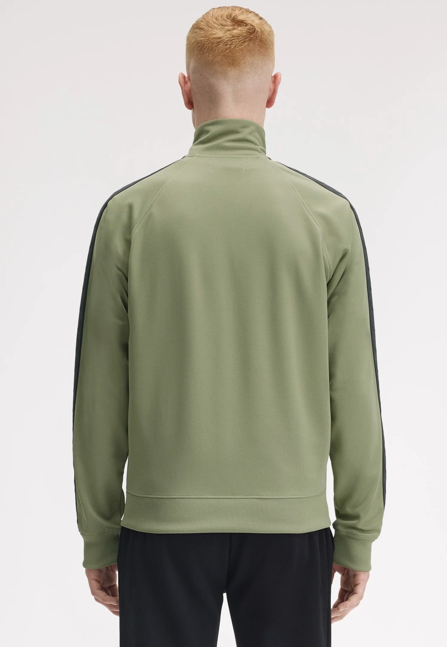 Contrast Tape Olive/Anchor Grey - Track Jacket - Image 12