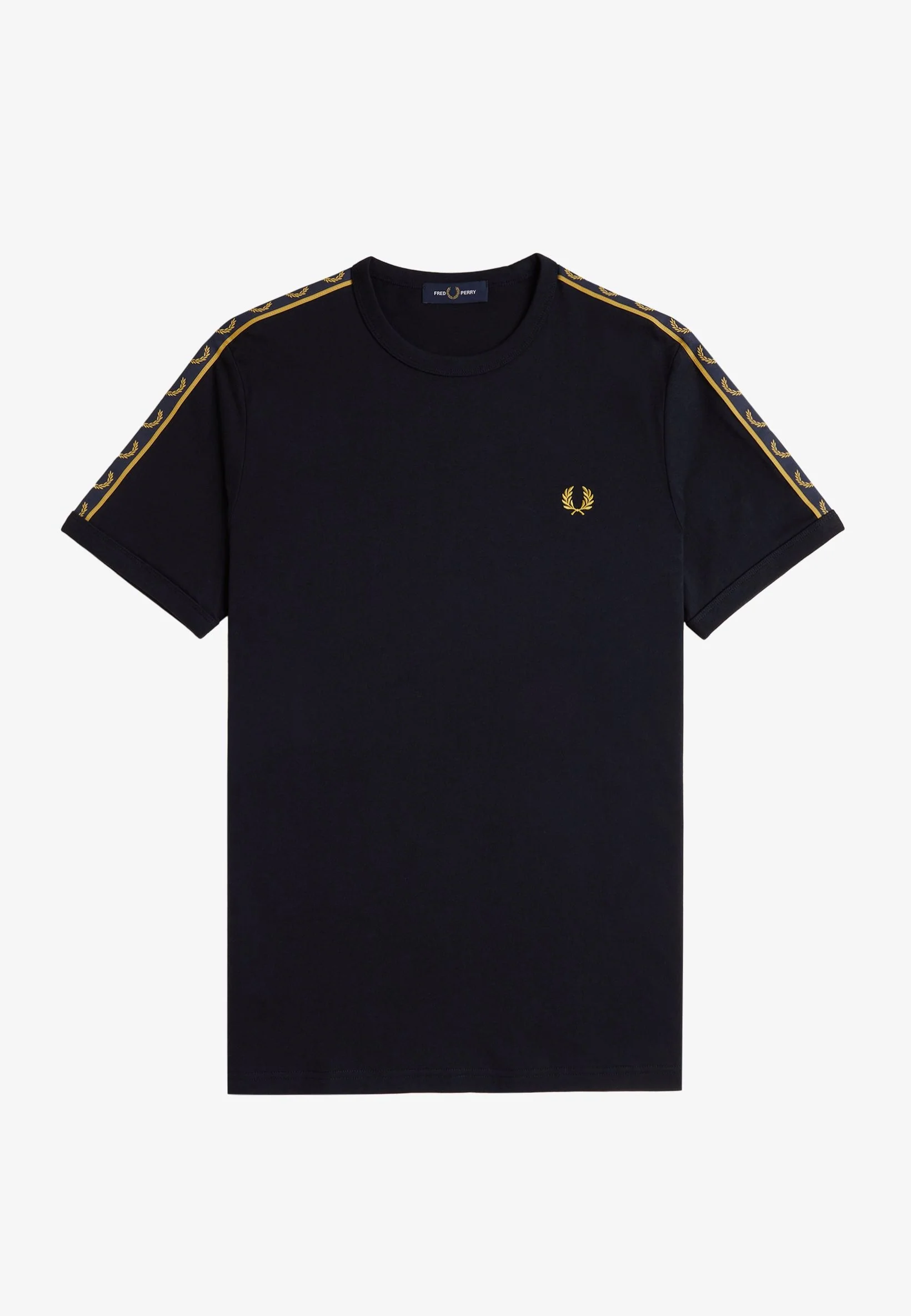 Contrast Tape Ringer Navy/Honeycomb - T-Shirt - Image 7