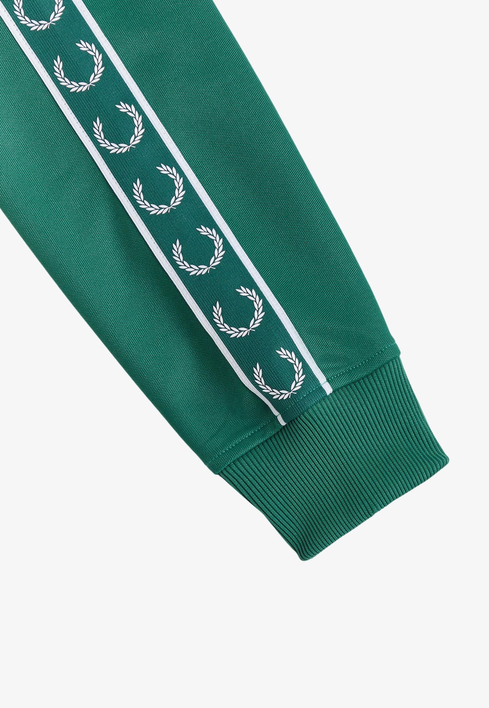 Contrast Taped Sport Green - Track Jacket - Image 9