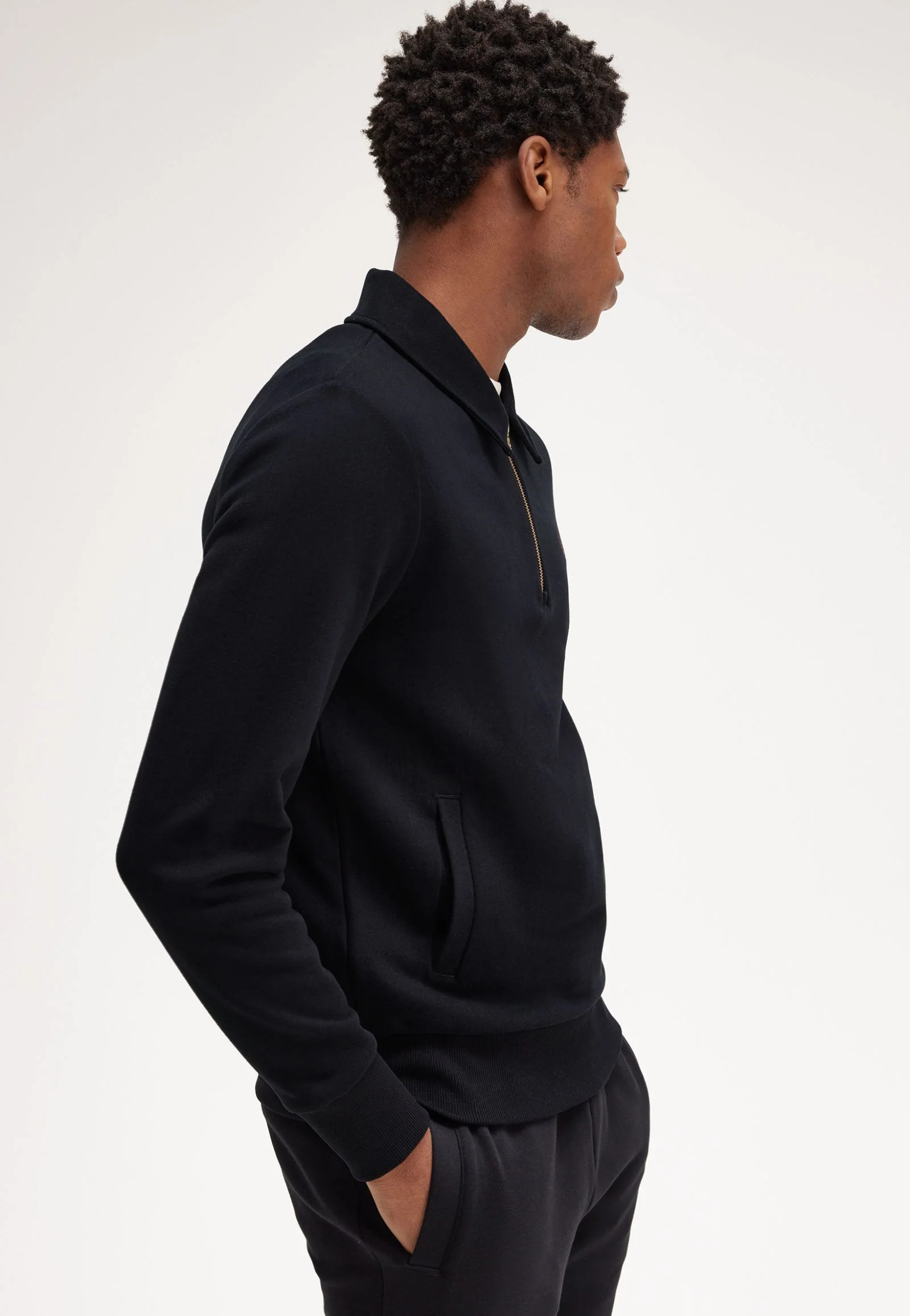 Half Zip Black - Sweater - Image 7