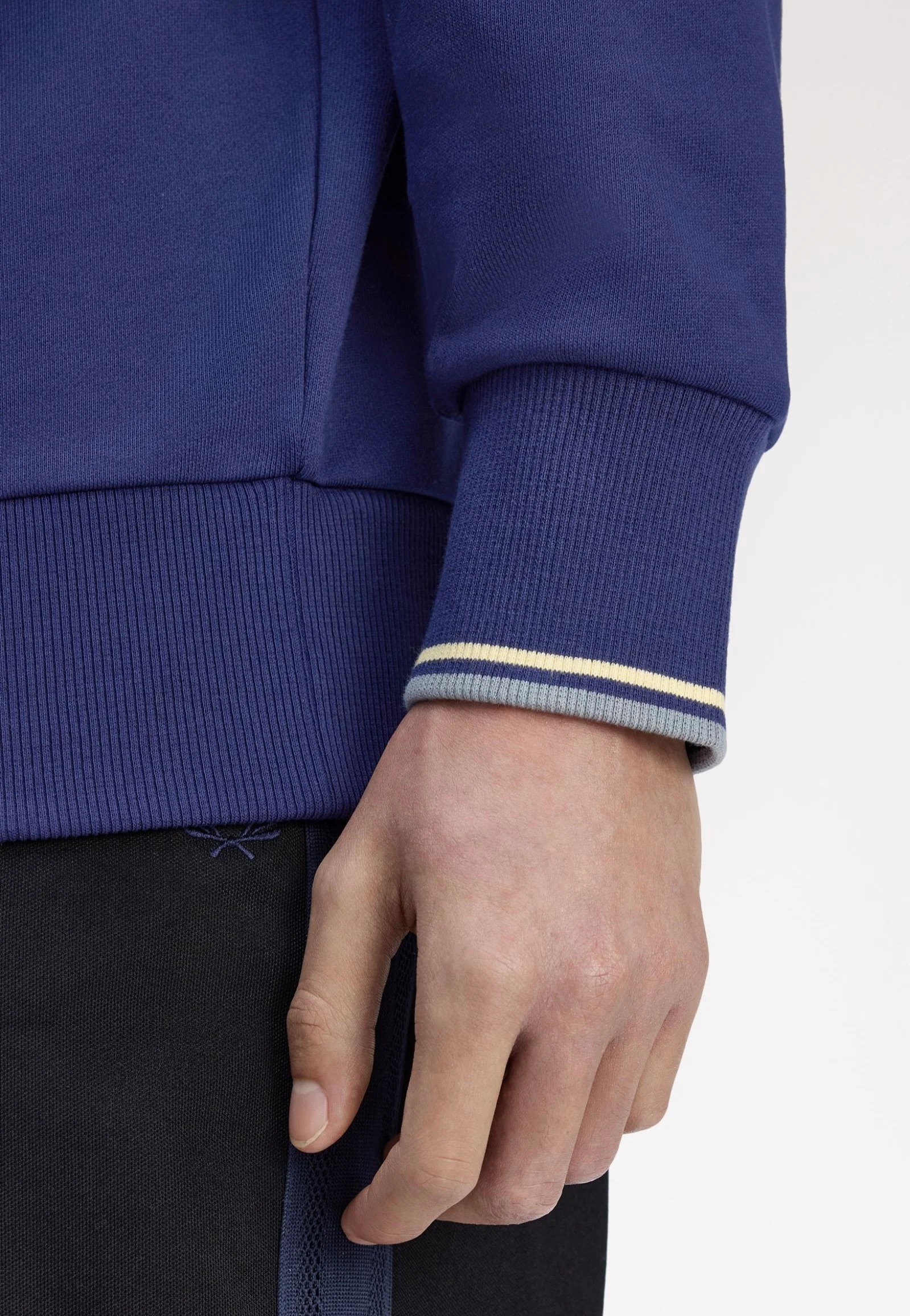 Half Zip French Navy/Champions Gold/Stockport Blue - Sweater - Image 4