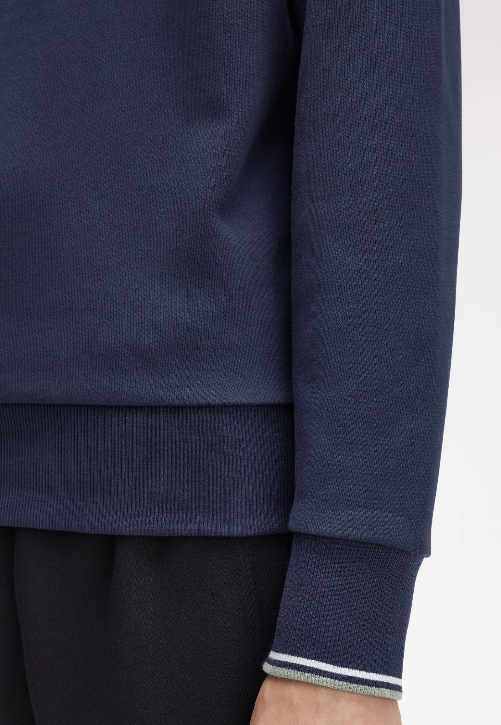 Half Zip Sweatshirt Dark Airforce/Light Ice/Bayleaf - Sweater - Image 3