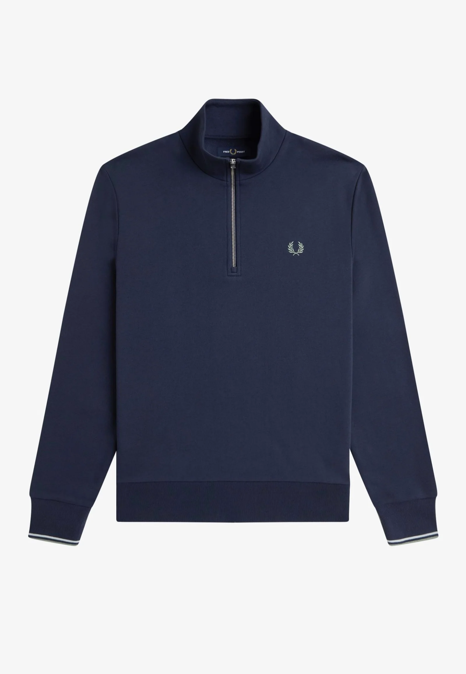 Half Zip Sweatshirt Dark Airforce/Light Ice/Bayleaf - Sweater - Image 6
