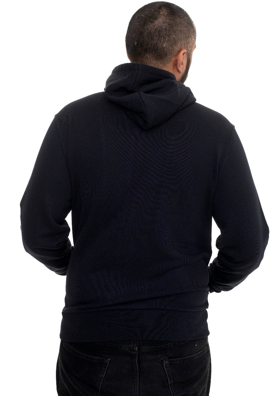 Hooded Zip Through Navy - Zipper - Image 3
