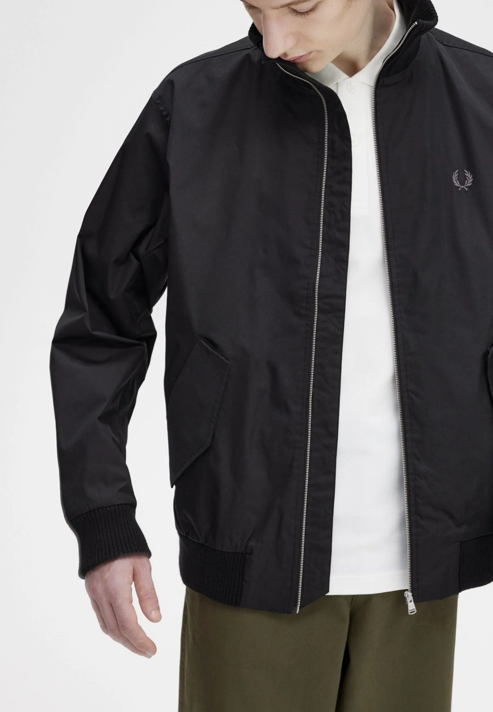 Knitted Rib Tennis Black - Jacket - Image 6