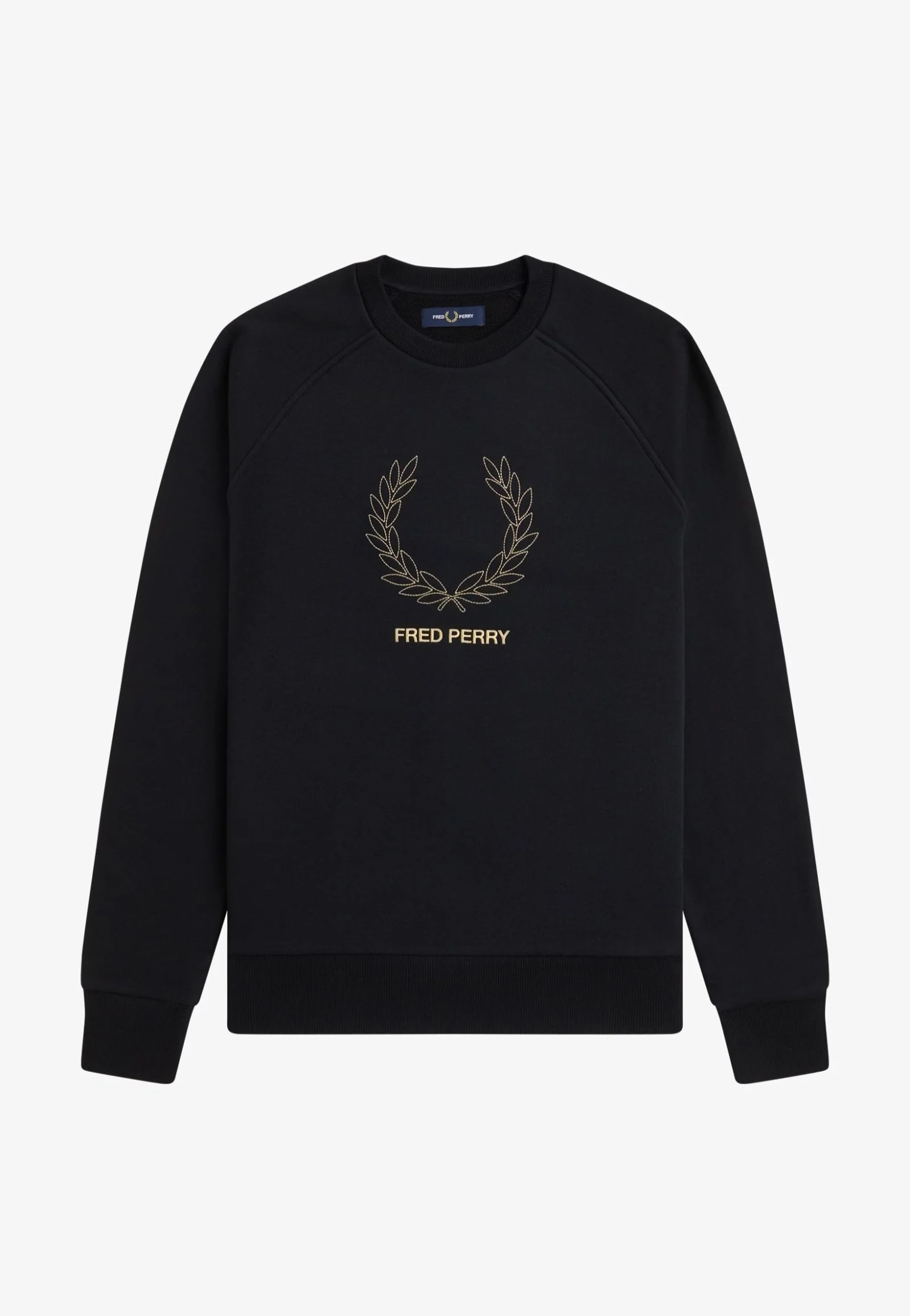 Outline Laurel Wreath Black - Sweater - Image 7
