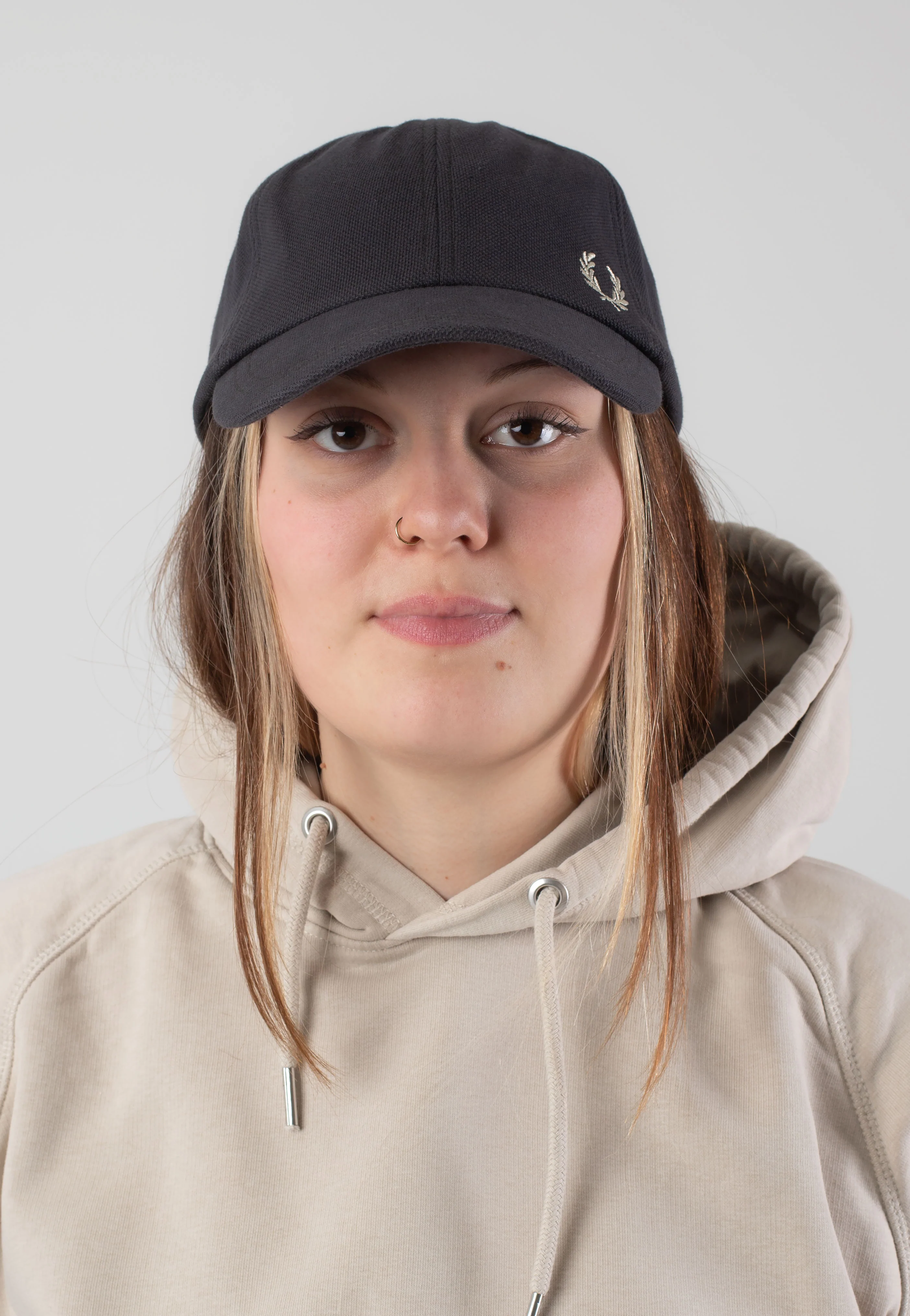 Pique Classic Anchor Grey/Oatmeal - Cap - Image 4