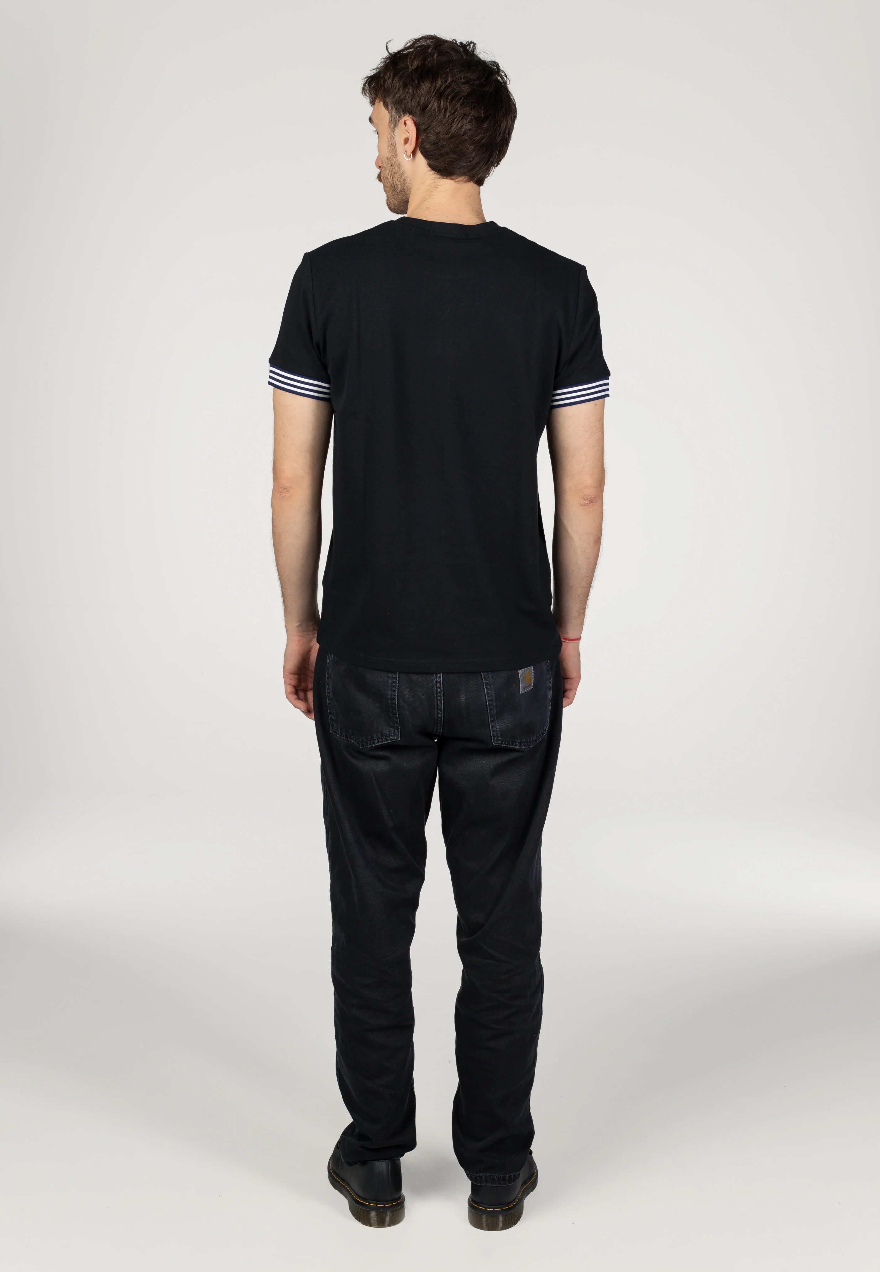 Striped Cuff Black - T-Shirt - Image 7