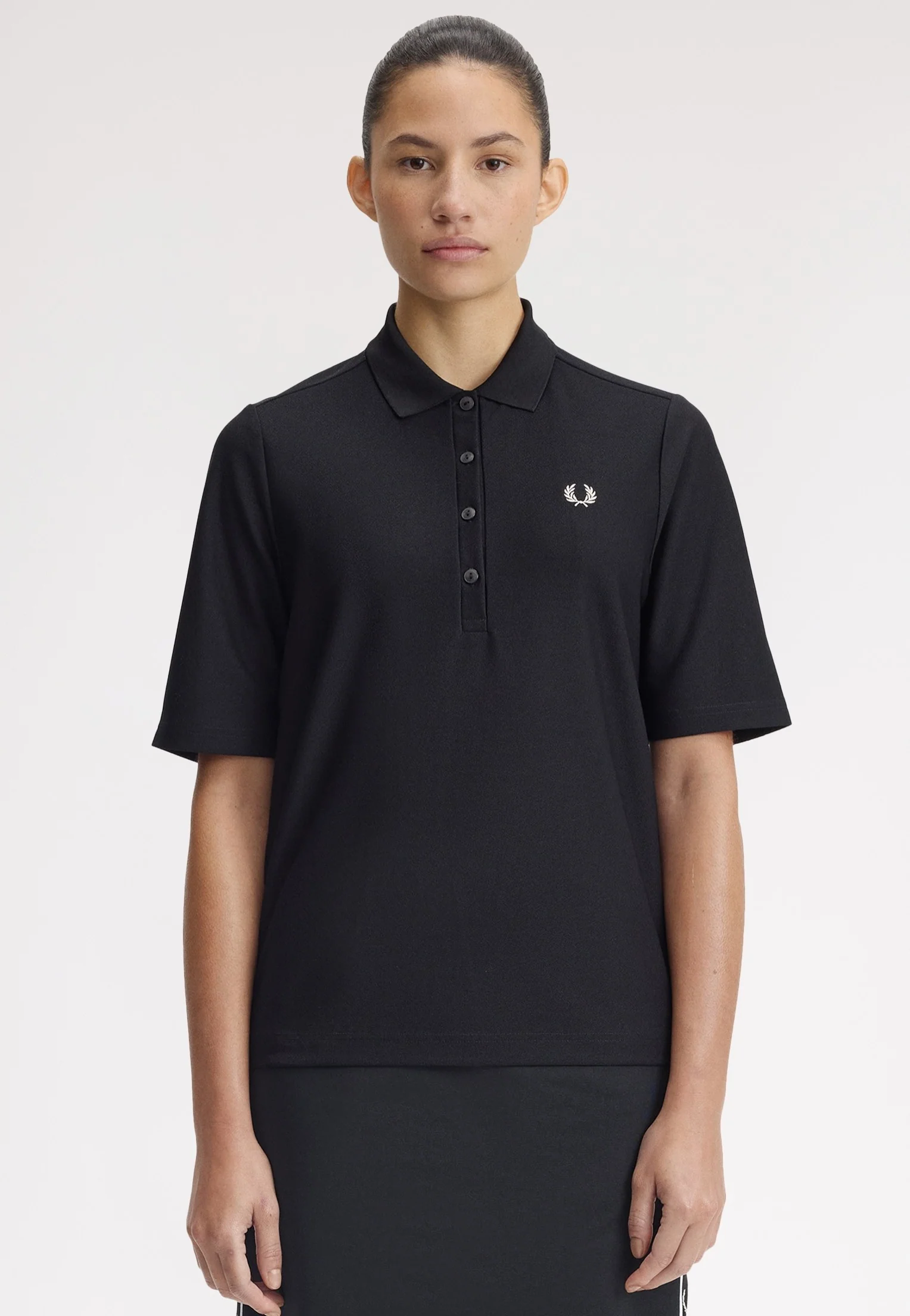 Textured Jersey Black - Polo - Image 3