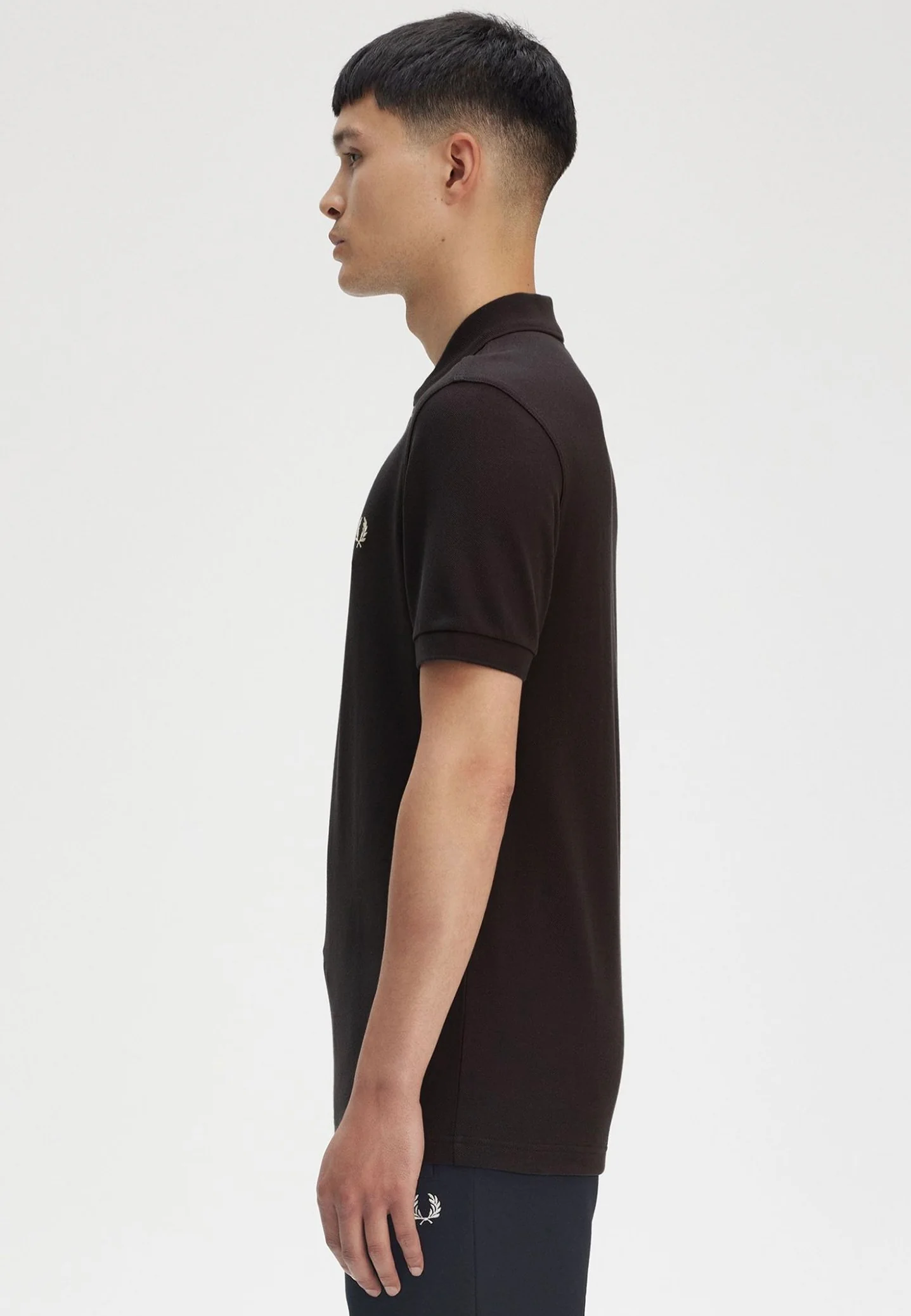The Fred Perry Anchor Grey/Oatmeal - Polo - Image 3