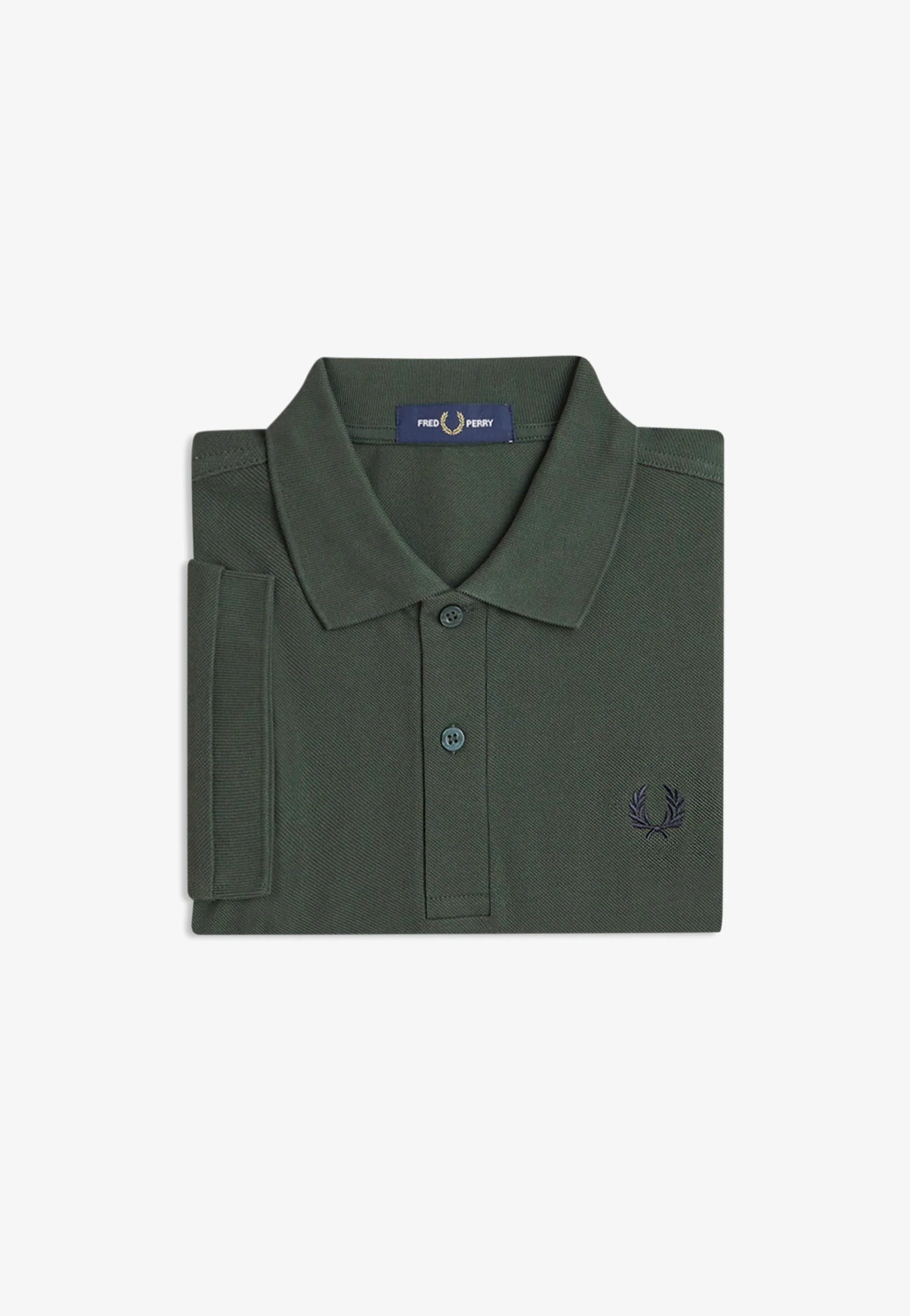 The Fred Perry Court Green/Navy - Polo - Image 7