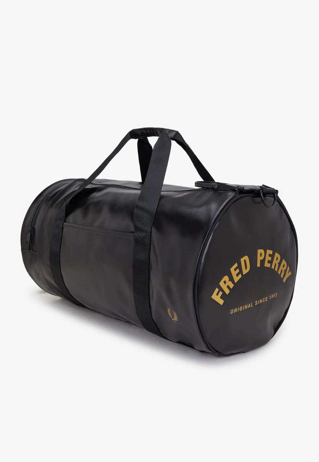 Tonal Large Barrel Black/Gold - Dufflebag