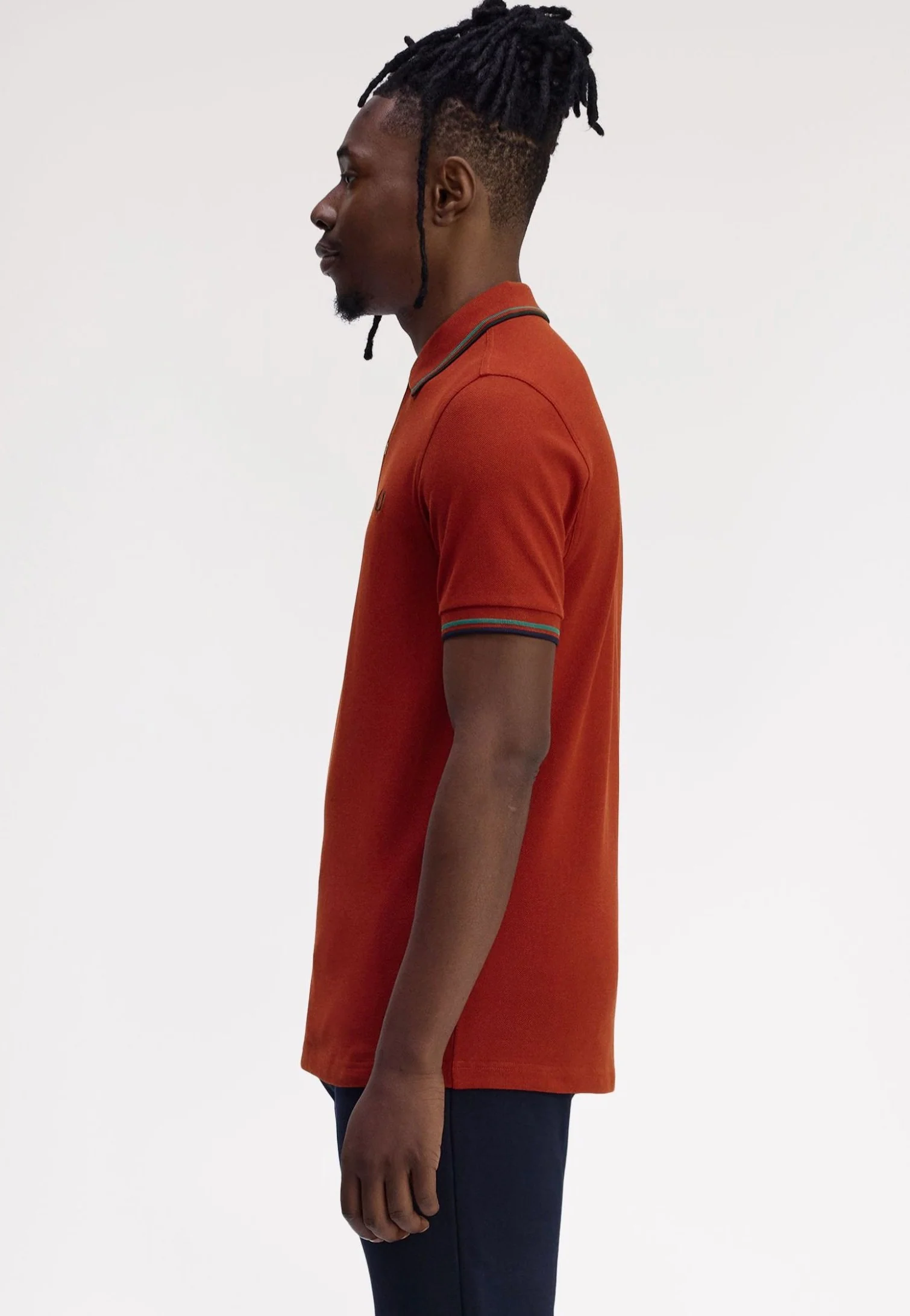 Twin Tipped Burnt Red/Sport Green/Navy - Polo - Image 5