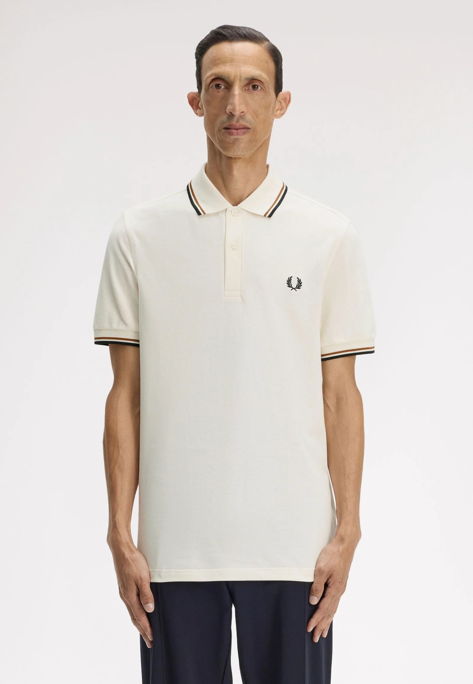 Twin Tipped Ecru/Dark Caramel/Black - Polo - Image 7