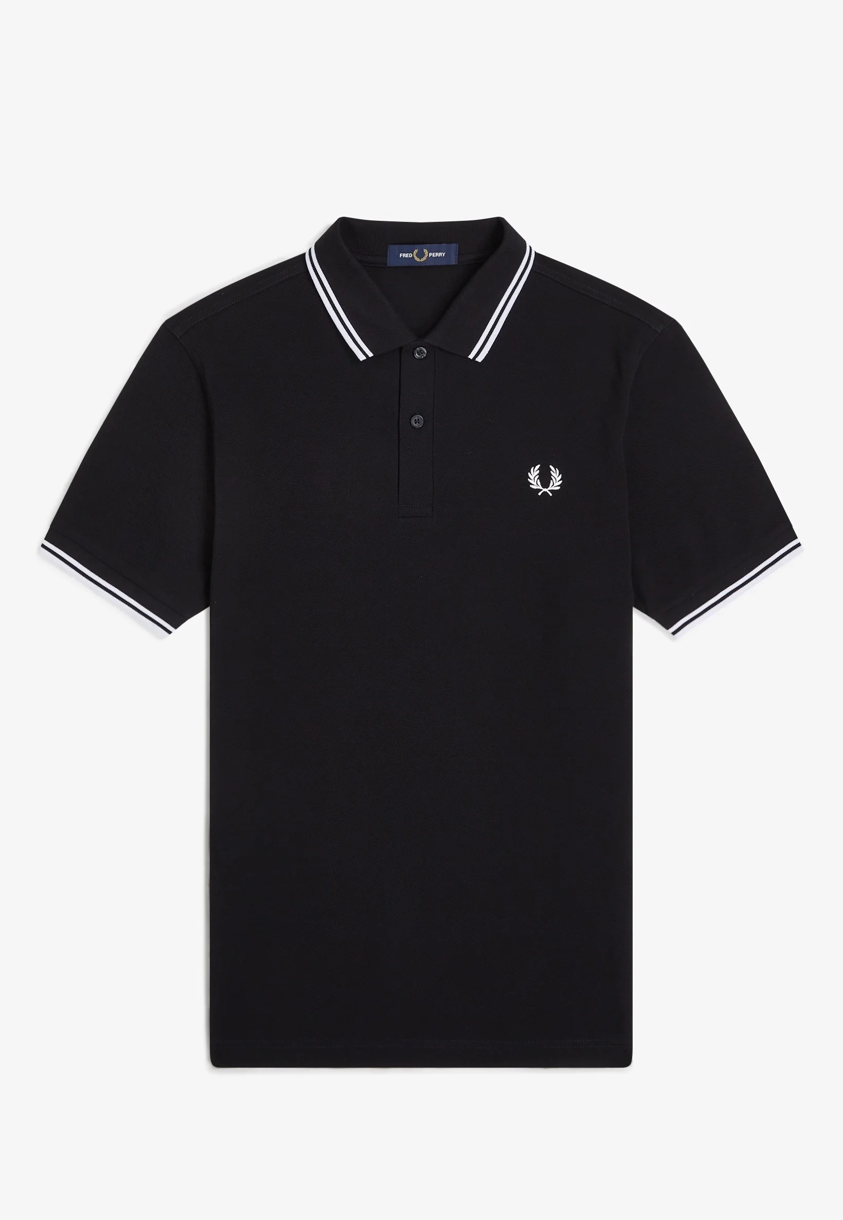 Twin Tipped Fred Perry Black - Polo - Image 7