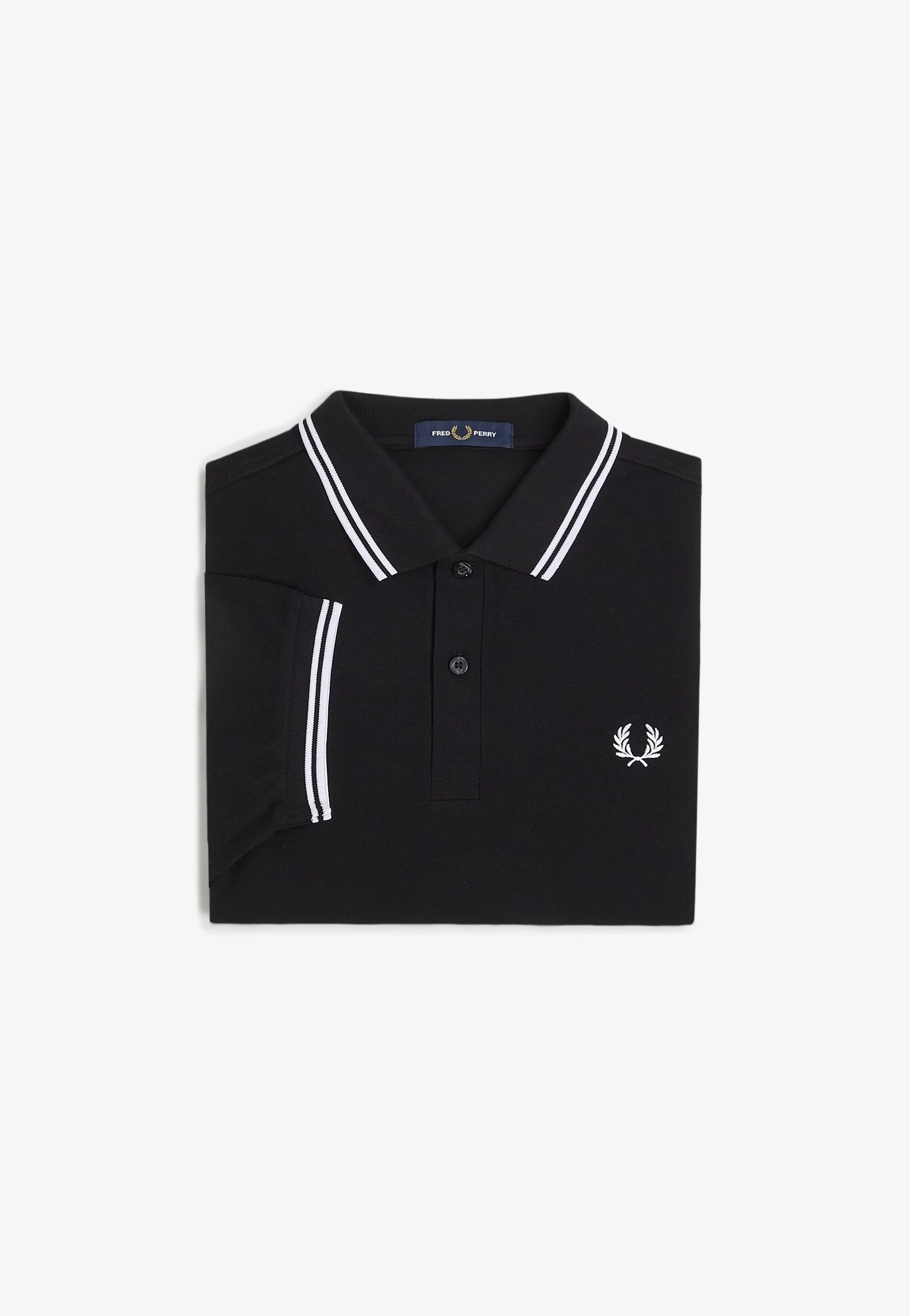 Twin Tipped Fred Perry Black - Polo - Image 9