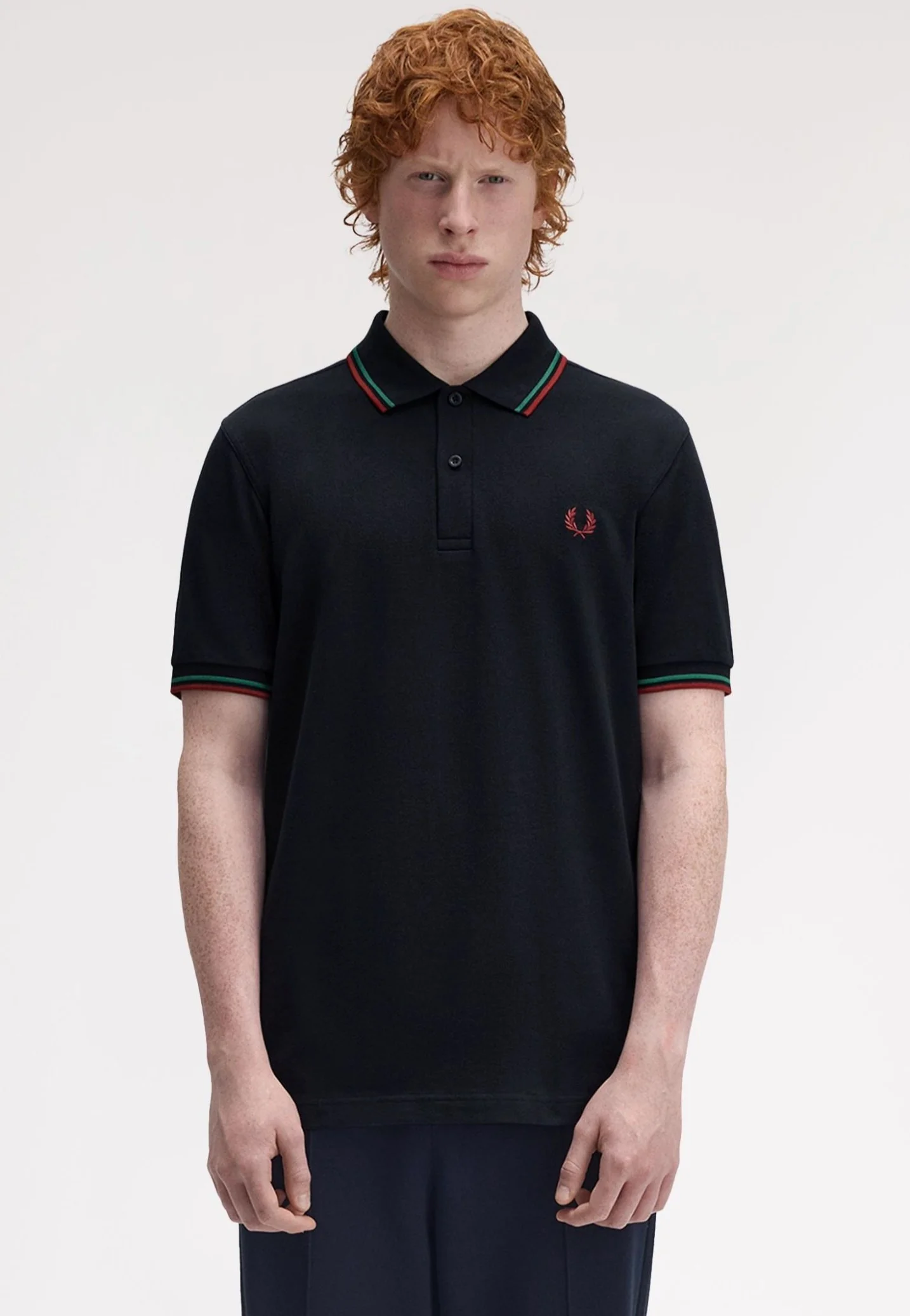 Twin Tipped Navy/Sport Green/Burnt Red - Polo - Image 5