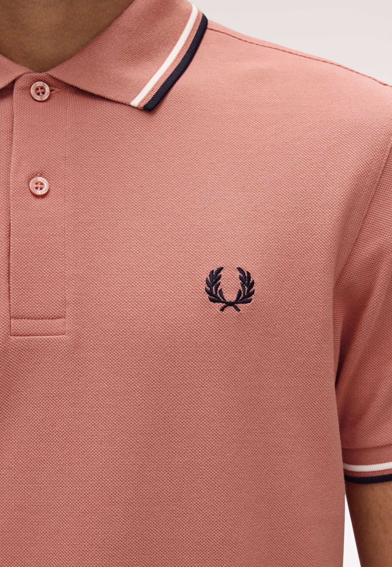 Twin Tipped Puttypink/Ecru/Navy - Polo - Image 3