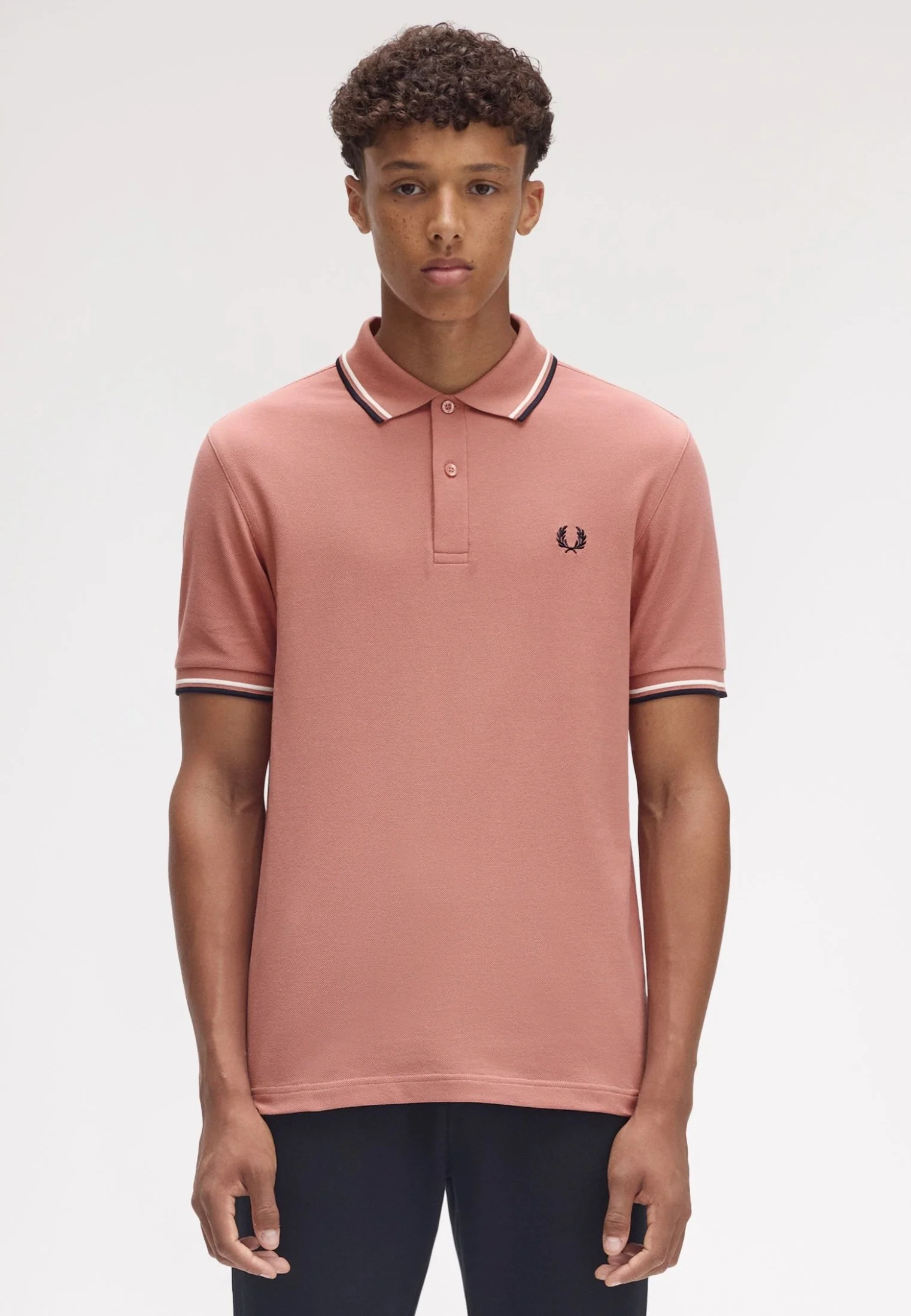 Twin Tipped Puttypink/Ecru/Navy - Polo - Image 5