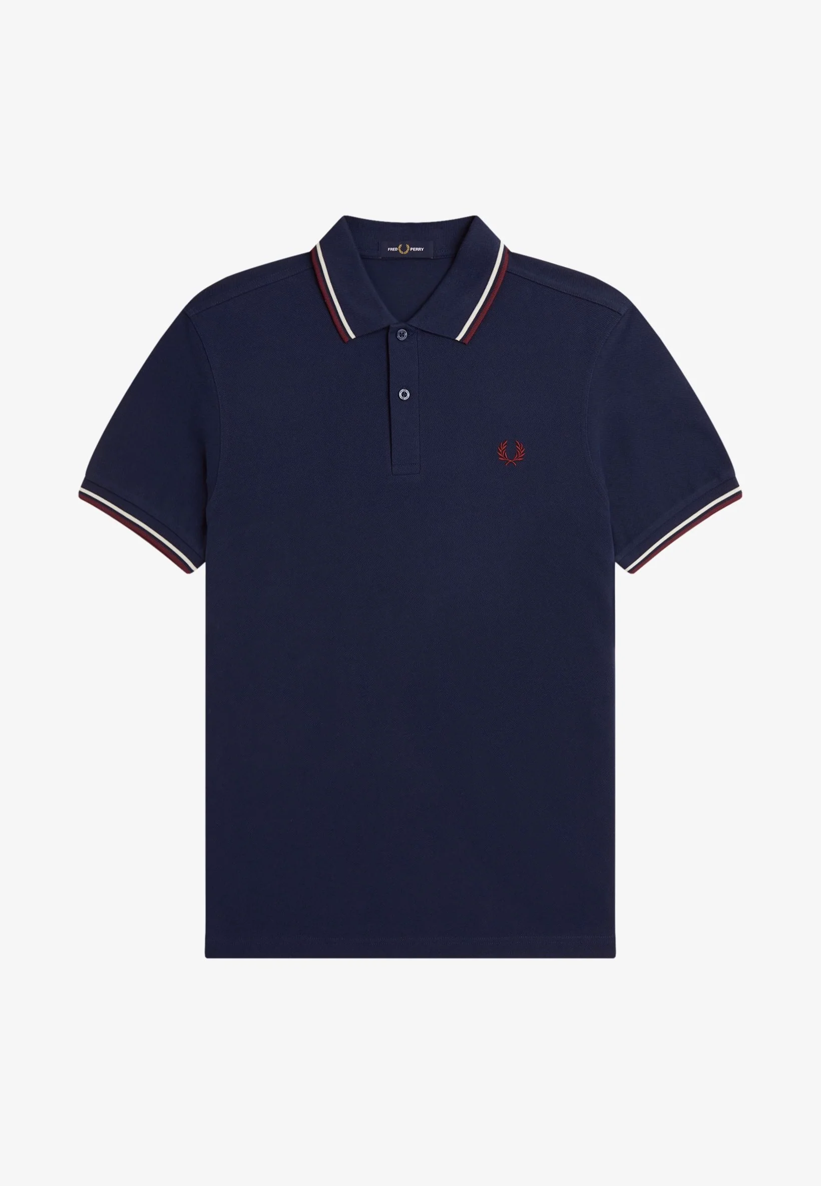 Twin Tipped Tennis Blue/Ecru/Oxblood - Polo - Image 5