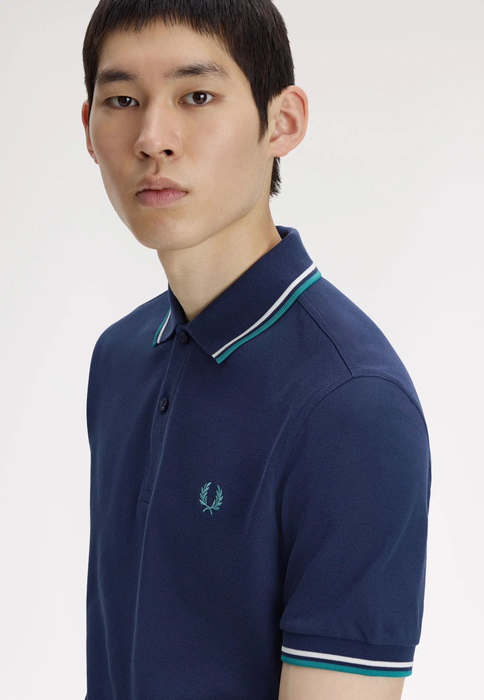 Twin Tipped Tennis Blue/Snow White/Deep Mint - Polo - Image 2